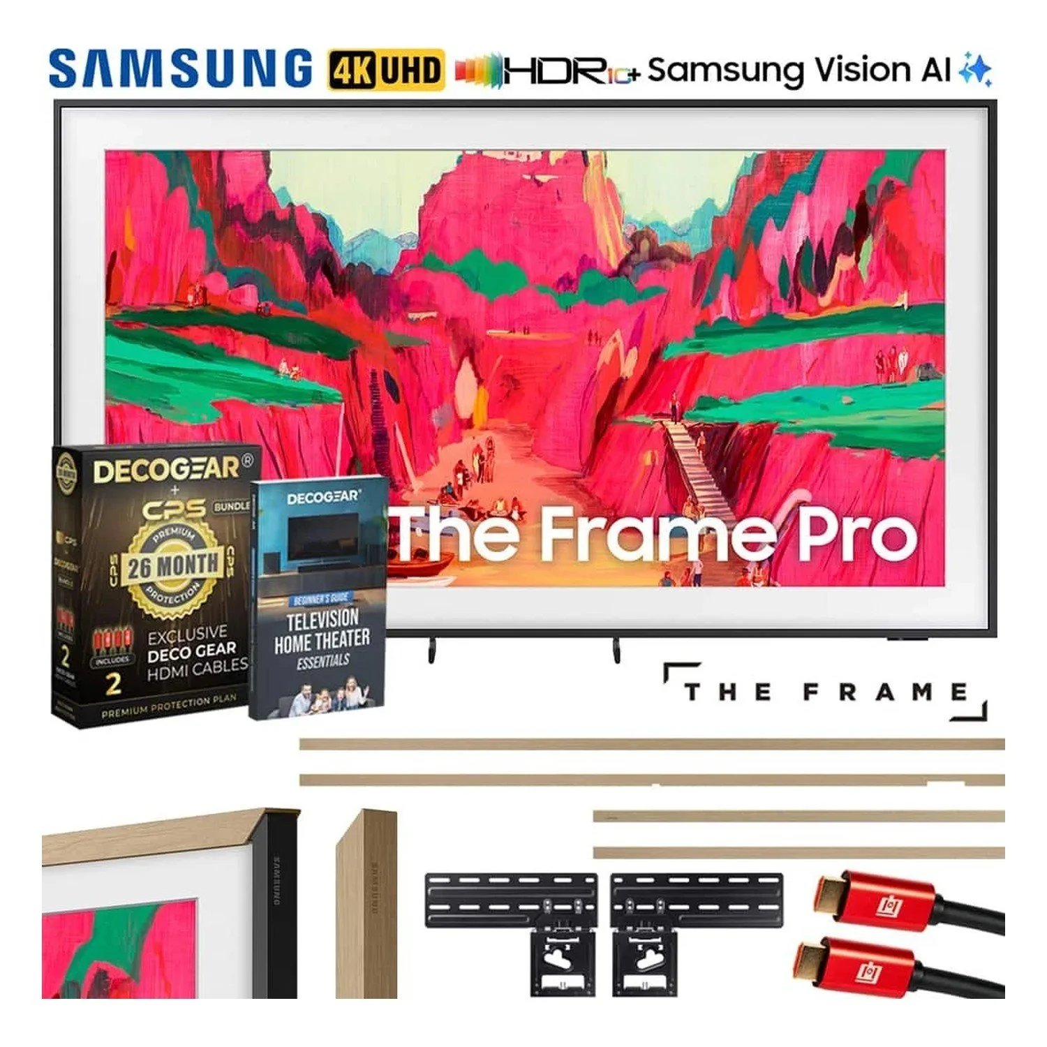 Samsung 85" The Frame Pro LS03FWF QLED 4K Art Mode Vision AI Smart TV (2025) — product view 7
