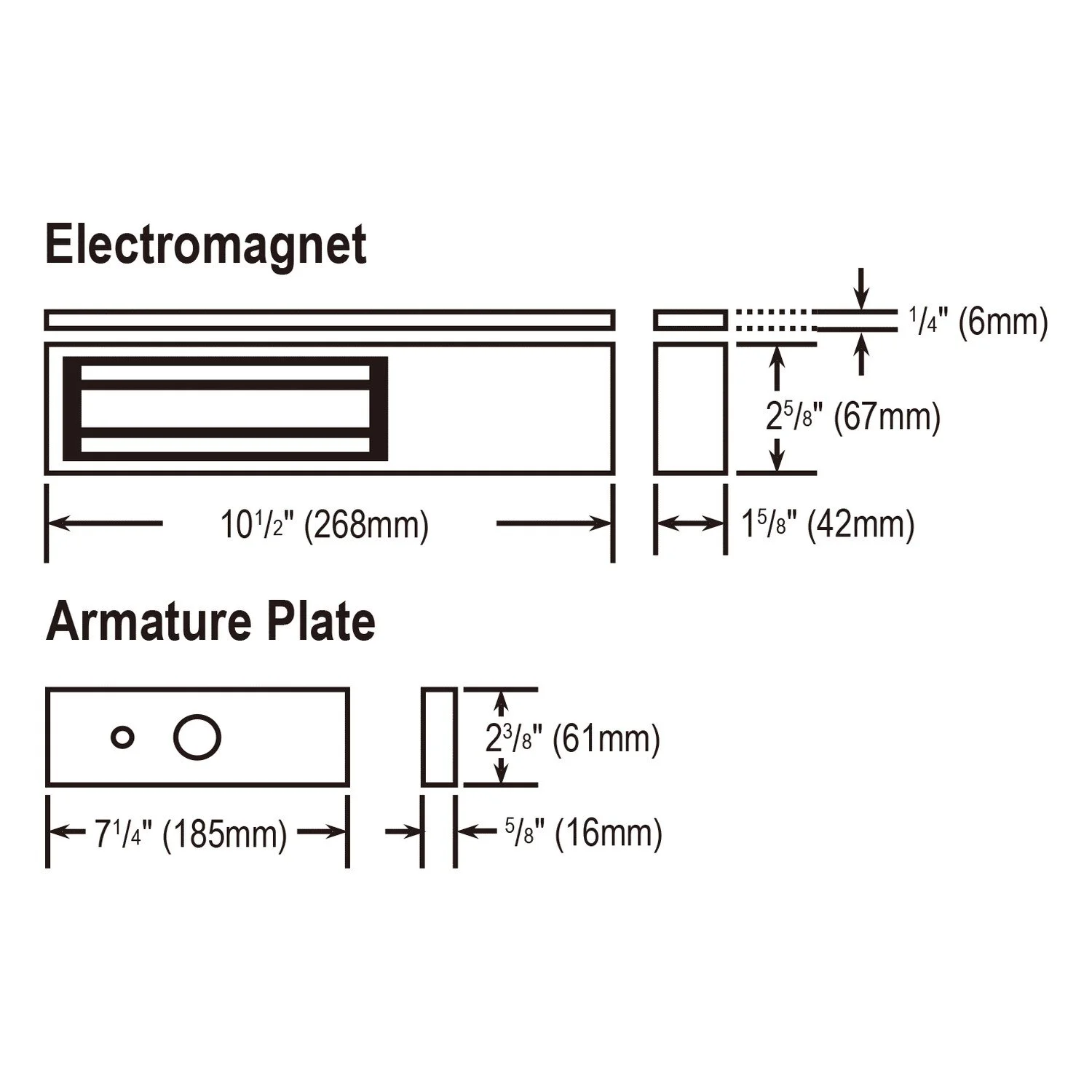 Seco-larm 1200lb Maglock — product view 3