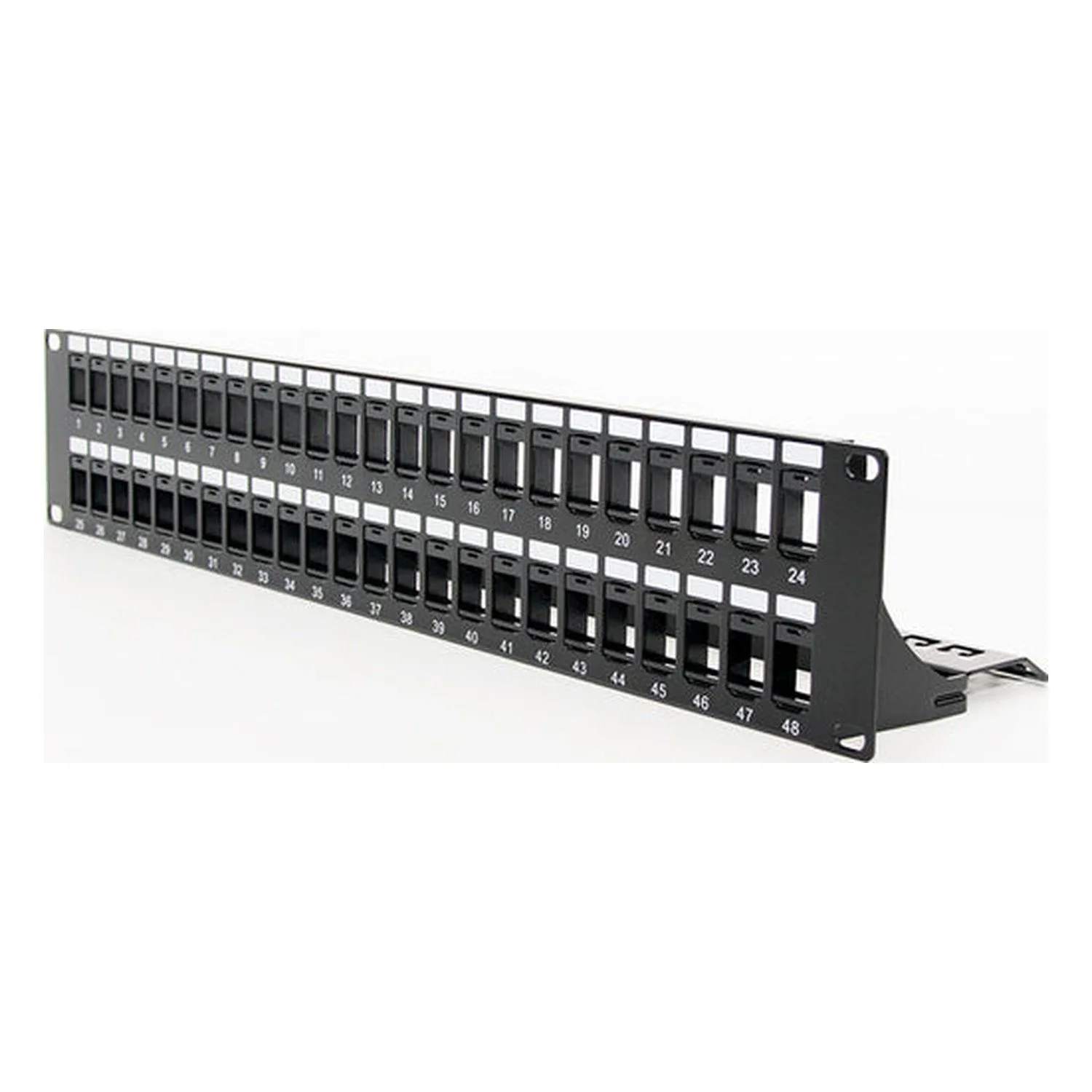 Vertical 48 Port Blank Patch Panel
