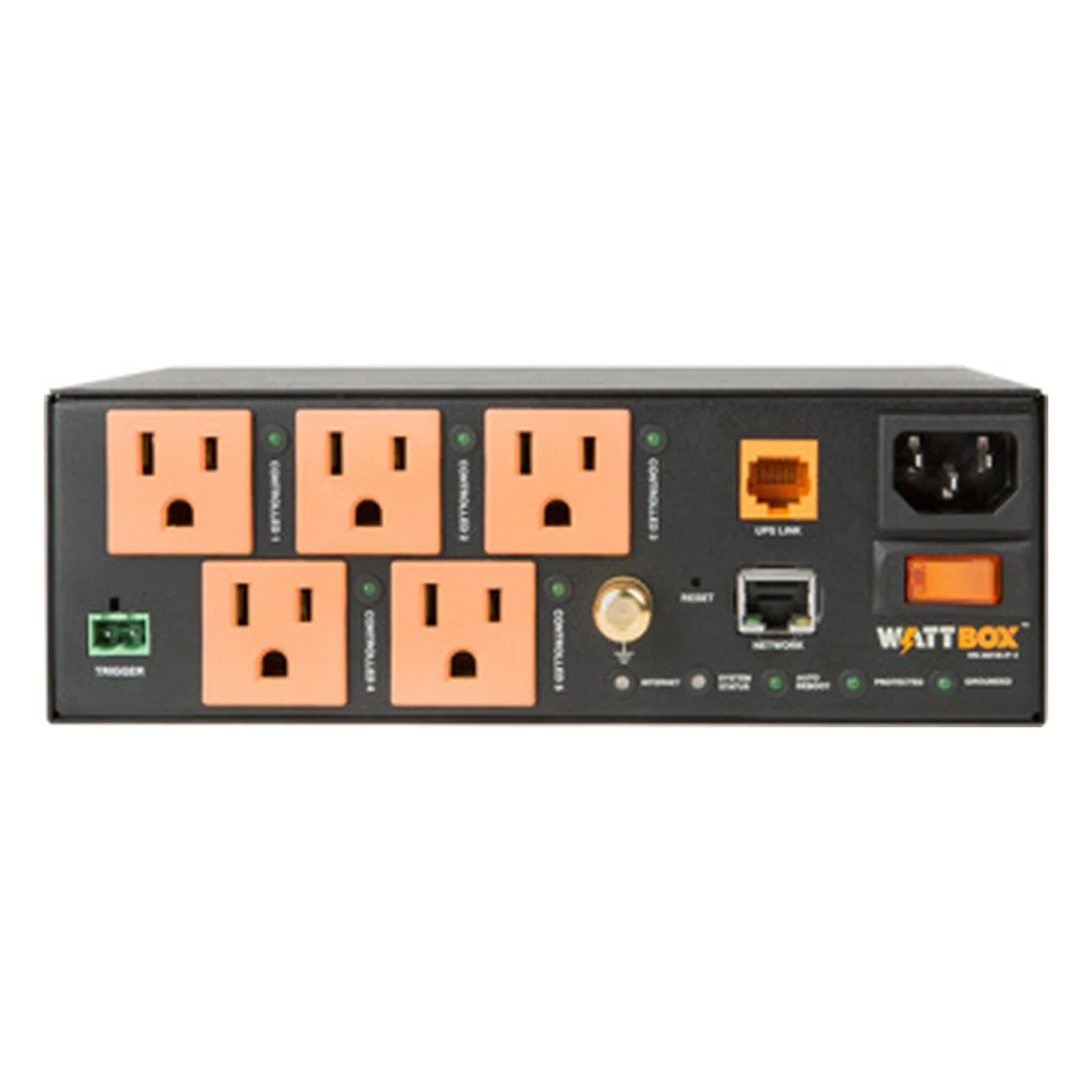 WattBox IP Power Conditioner (VersaBox) with OvrC Home | 5 Controlled Outlets — product view 3
