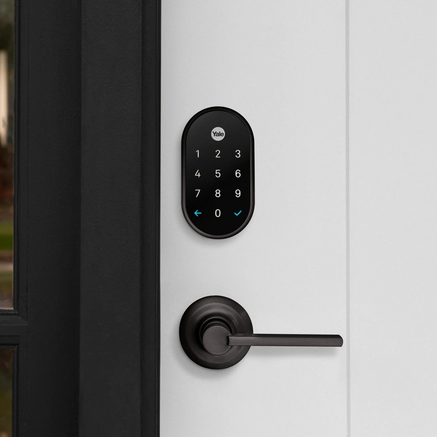 Yale Dead Bolt Lock - Nest Connect — lifestyle photo