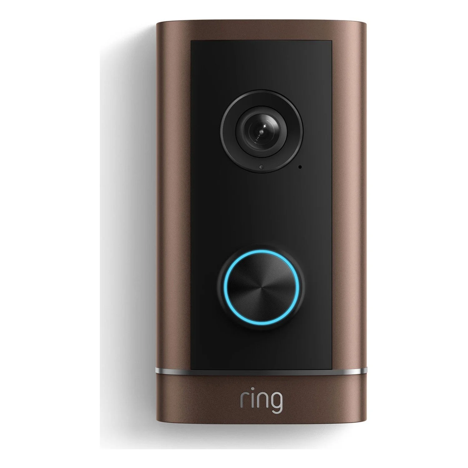Ring Wired Doorbell 4K Elite — Polished Mocha