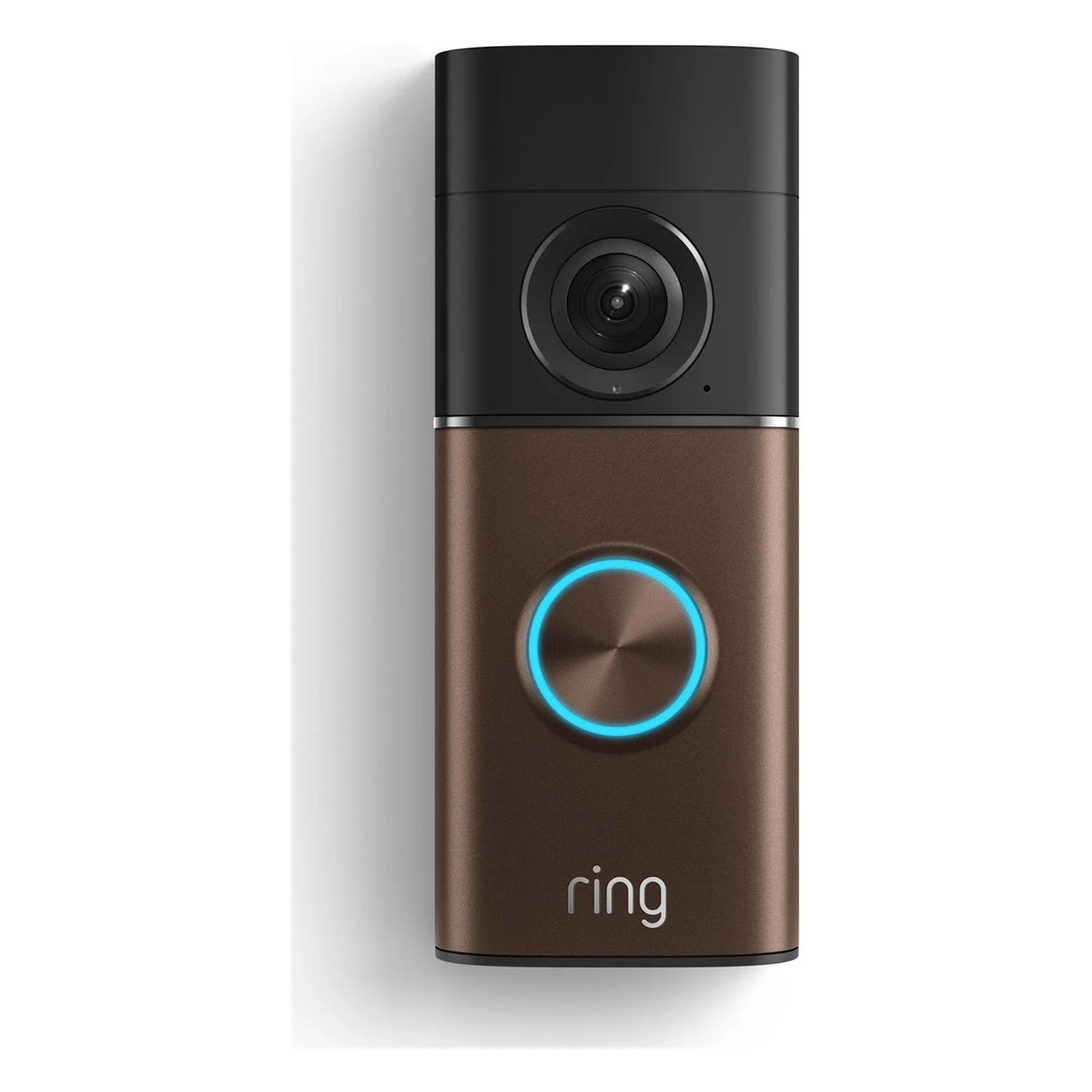 Ring Wired Doorbell 2K Plus — Polished Mocha