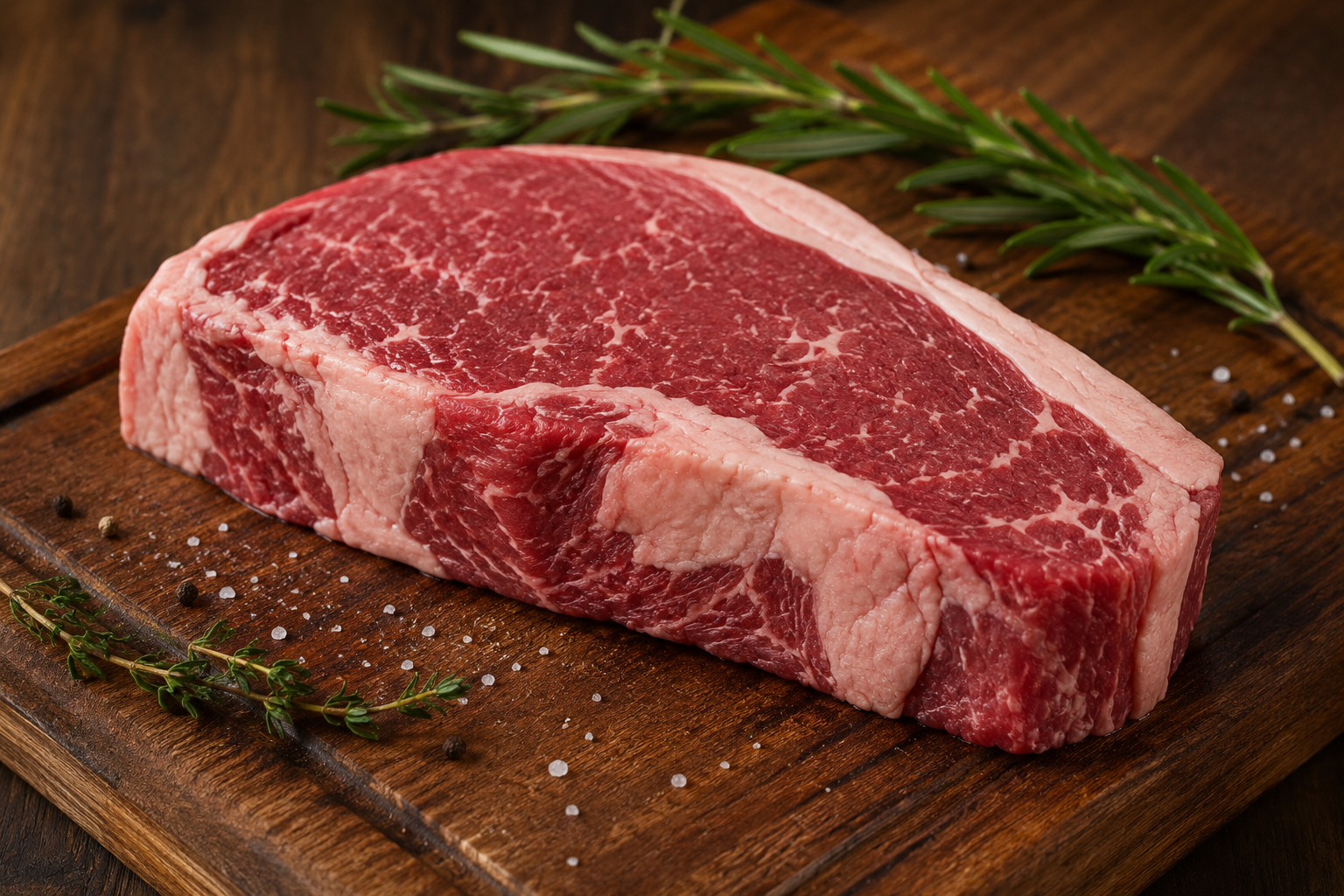 Hand-Cut Thick New York Strip Steak