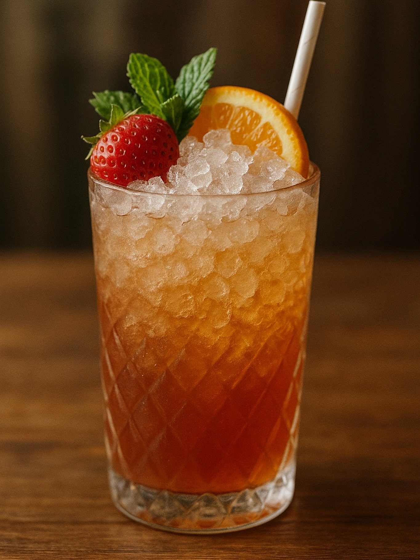 🍹✨ Meet the Sherry Cobbler &mdash; the 19th-century cocktail that basically invented summer vibes. This is a very loosely interpreted cocktail that can be made in a verity of ways. 
Crushed ice is the best way but if you don&rsquo;t have it regular 