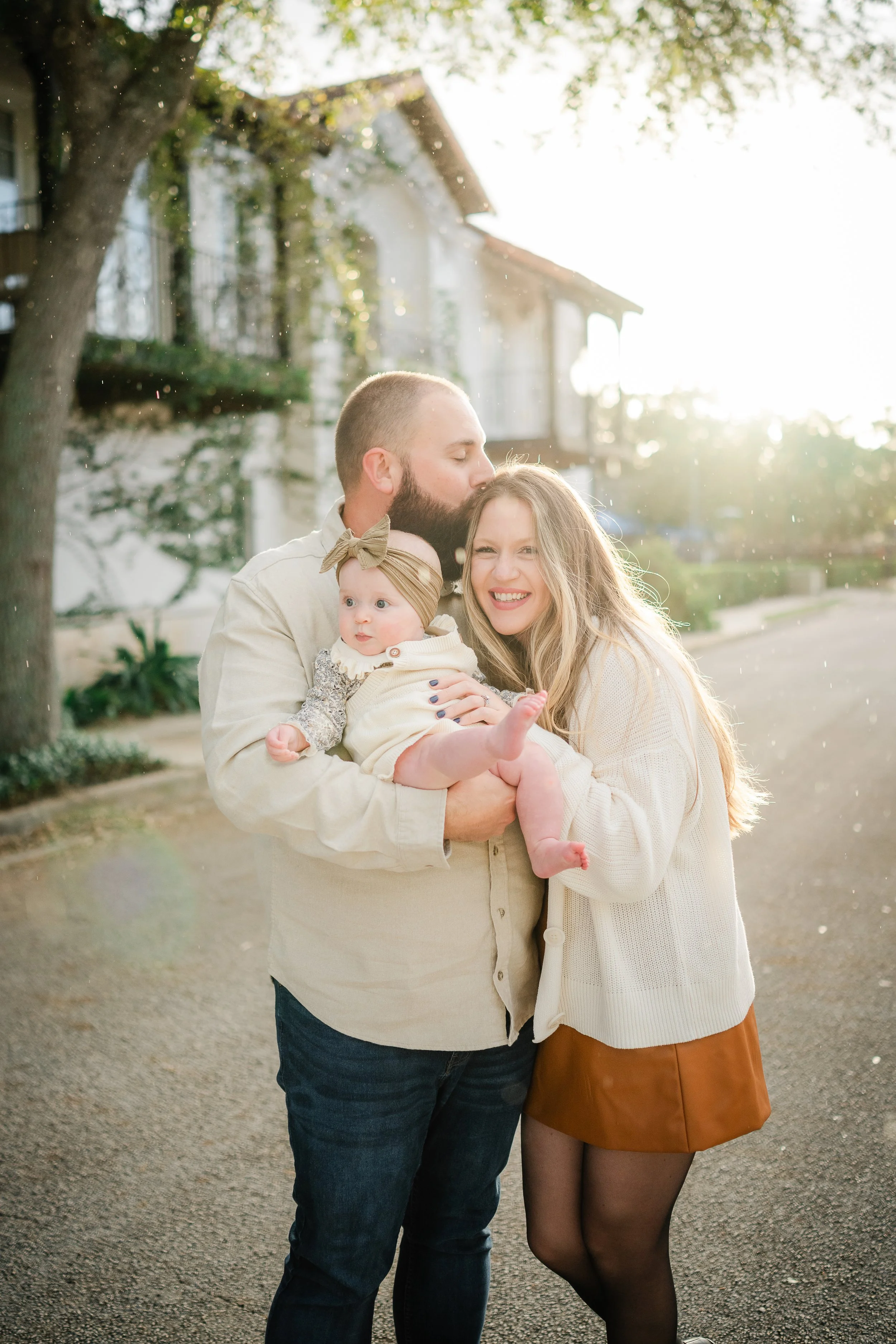 Family of 3 in winter Park Florida