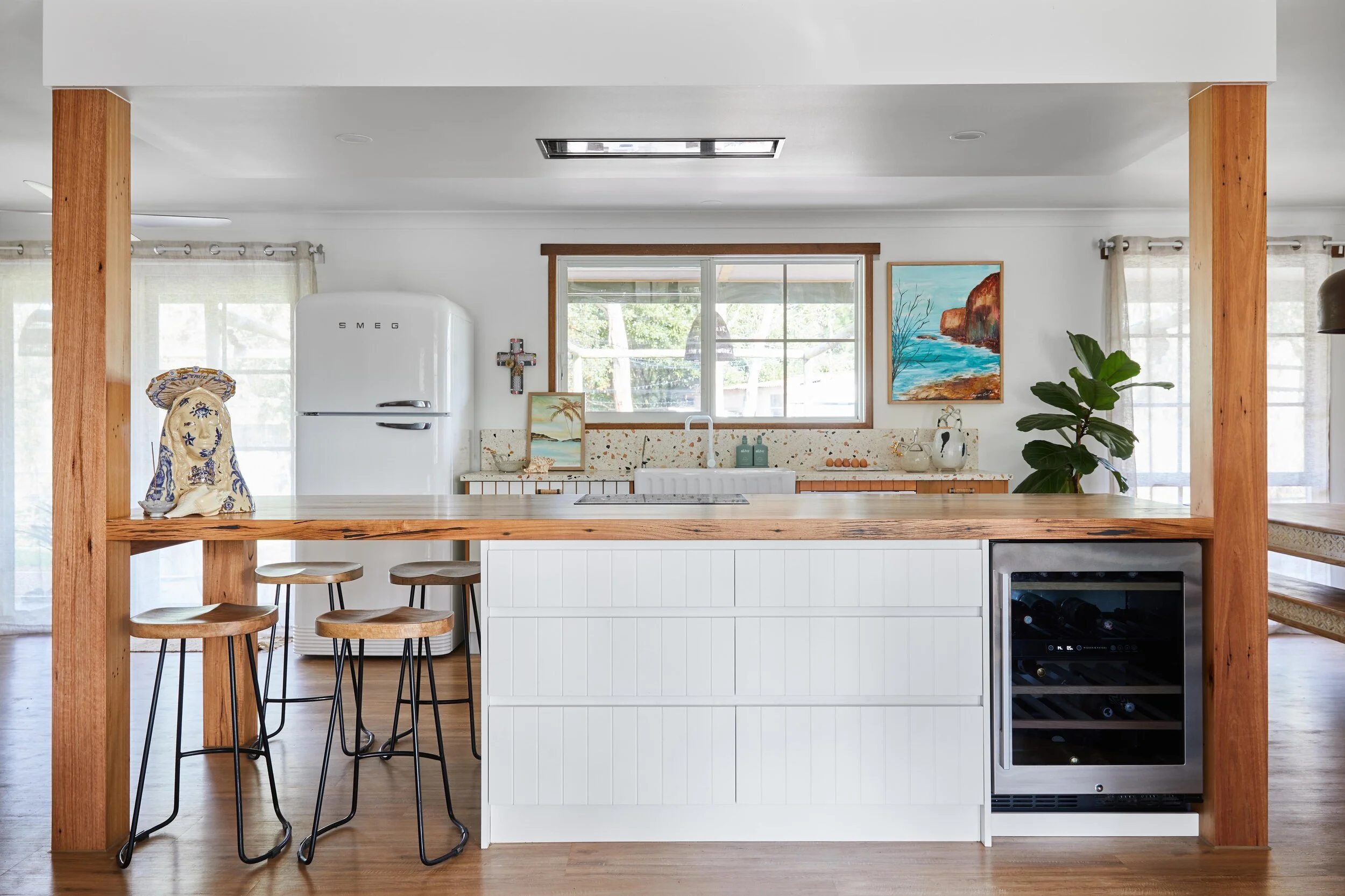 Solid Timber Kitchen & Bathroom Joinery - Lauren Barton Bellbrae Project