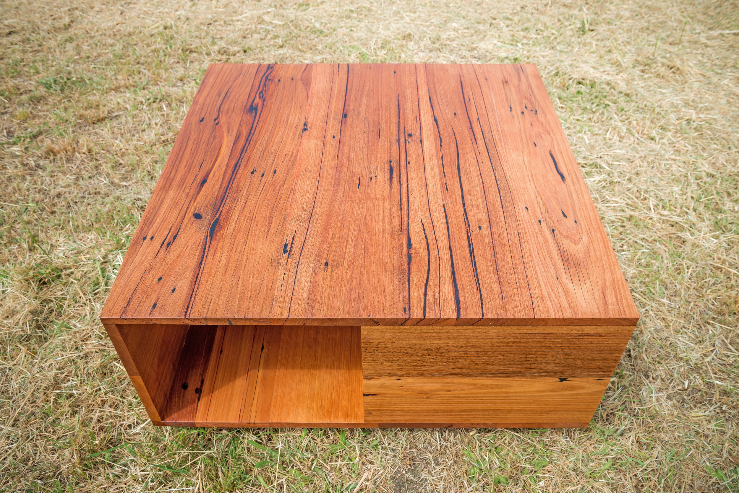 solid timber coffee table