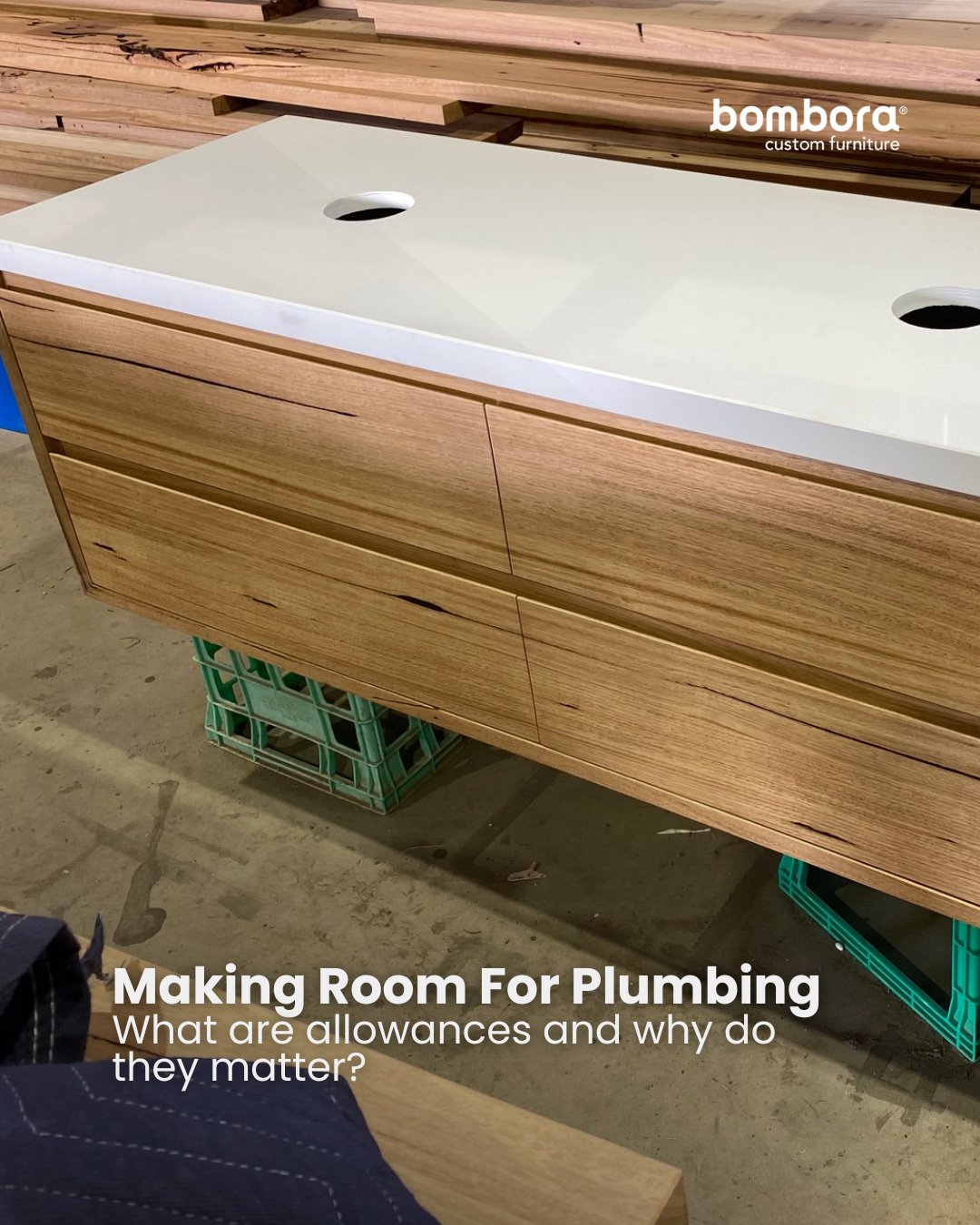 Behind every Bombora vanity lies a quiet harmony between form and function.⁠
⁠
Thoughtfully handcrafted, each piece is designed not only to elevate your space&mdash;but to work beautifully within it.⁠
⁠
From generous basin cutouts to discreet plumbin