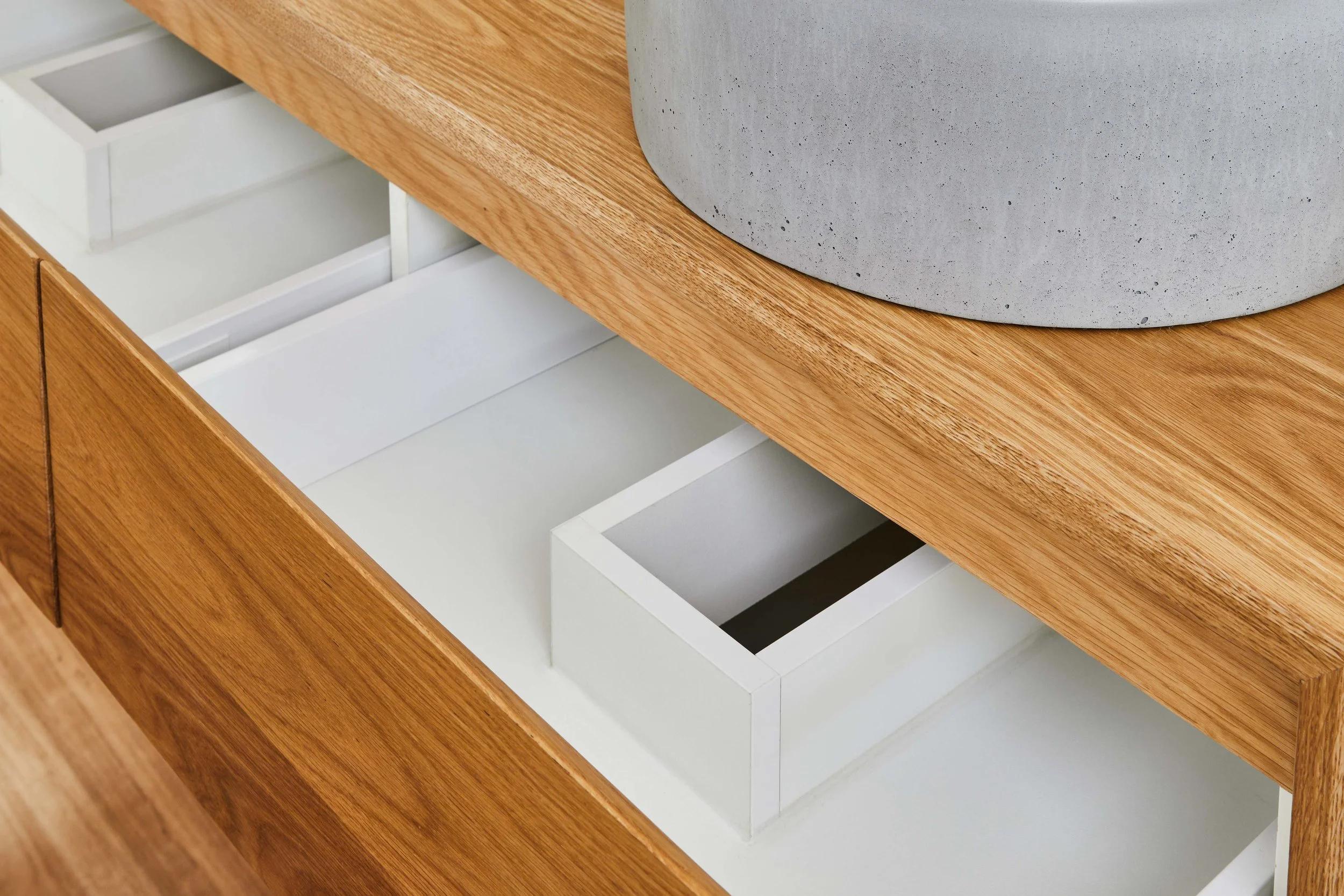 Timber Vanity - White Melamine