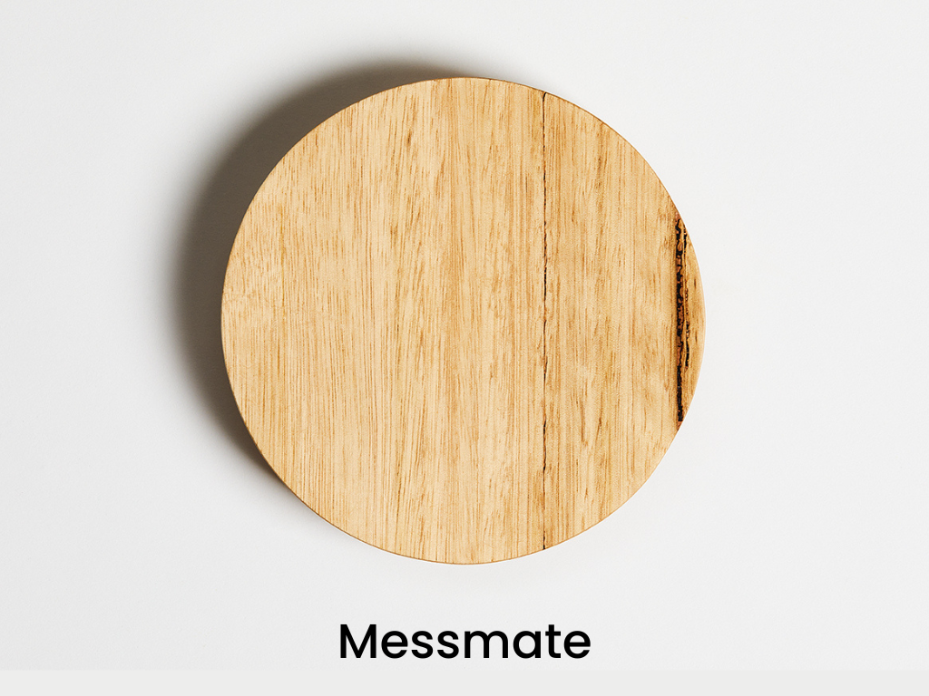 Eclipe Wooden cabinet handle in Messmate timber