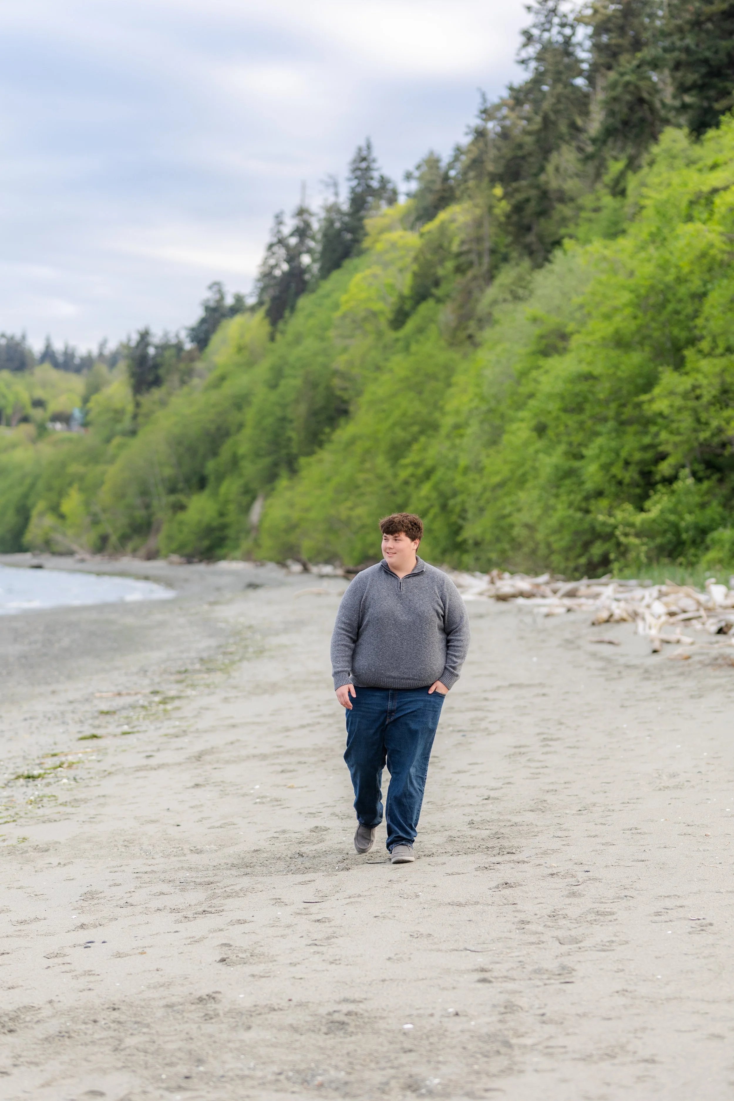 Crosspoint Christian senior picture taken in Kitsap County, WA