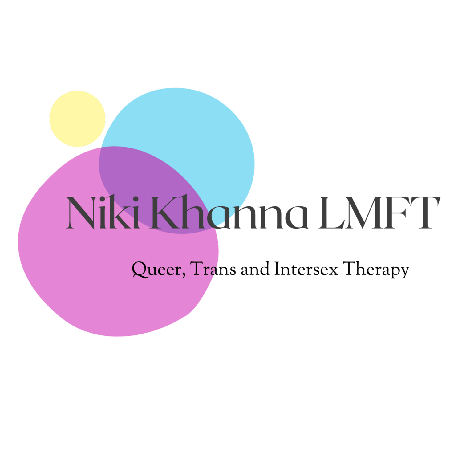 Niki Khanna  LMFT LGBTIAQ+, Queer, Transgender and Intersex Therapy in San Francisco, Oakland and California