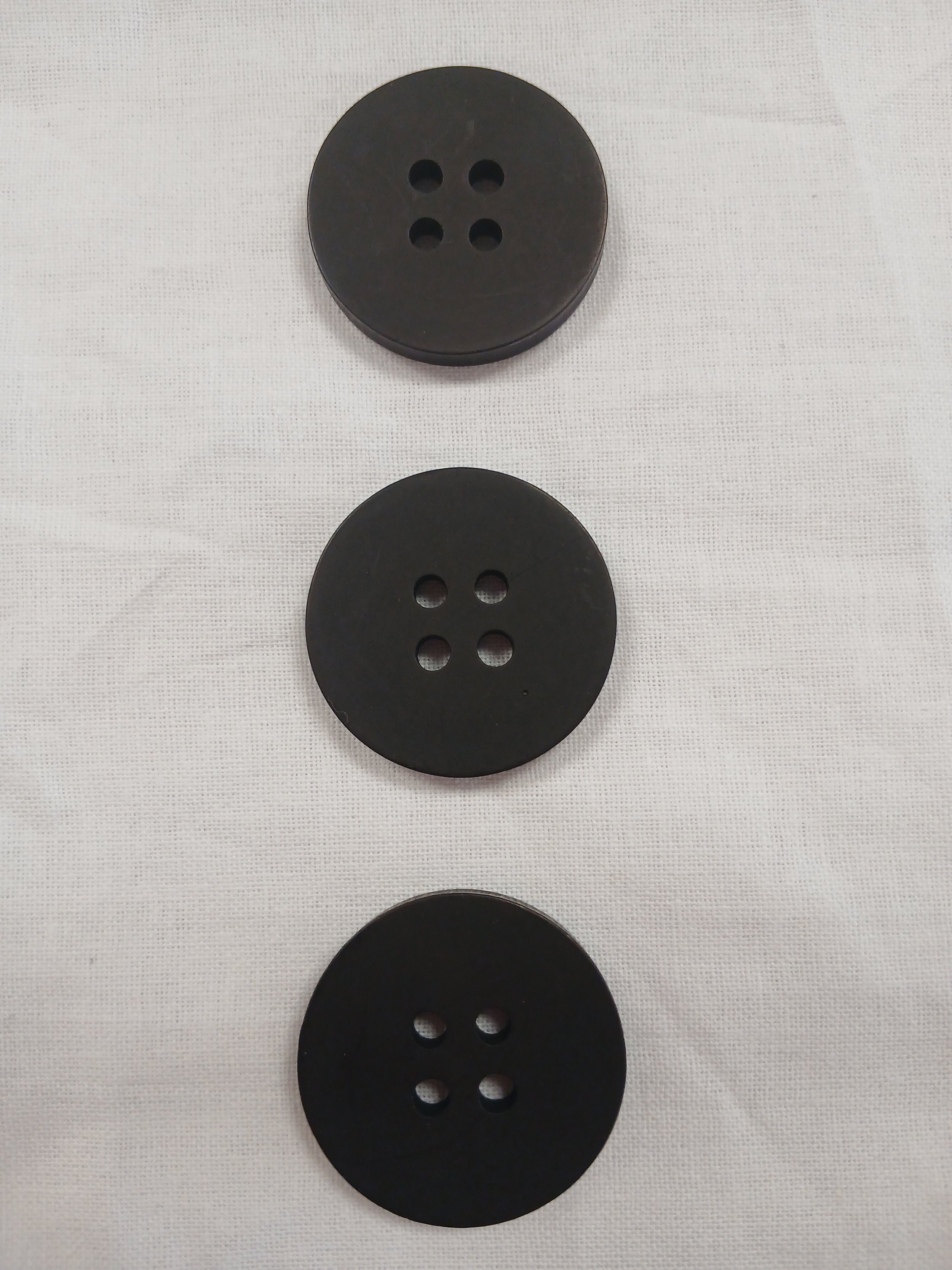 Coat Button Matte Black NB15190