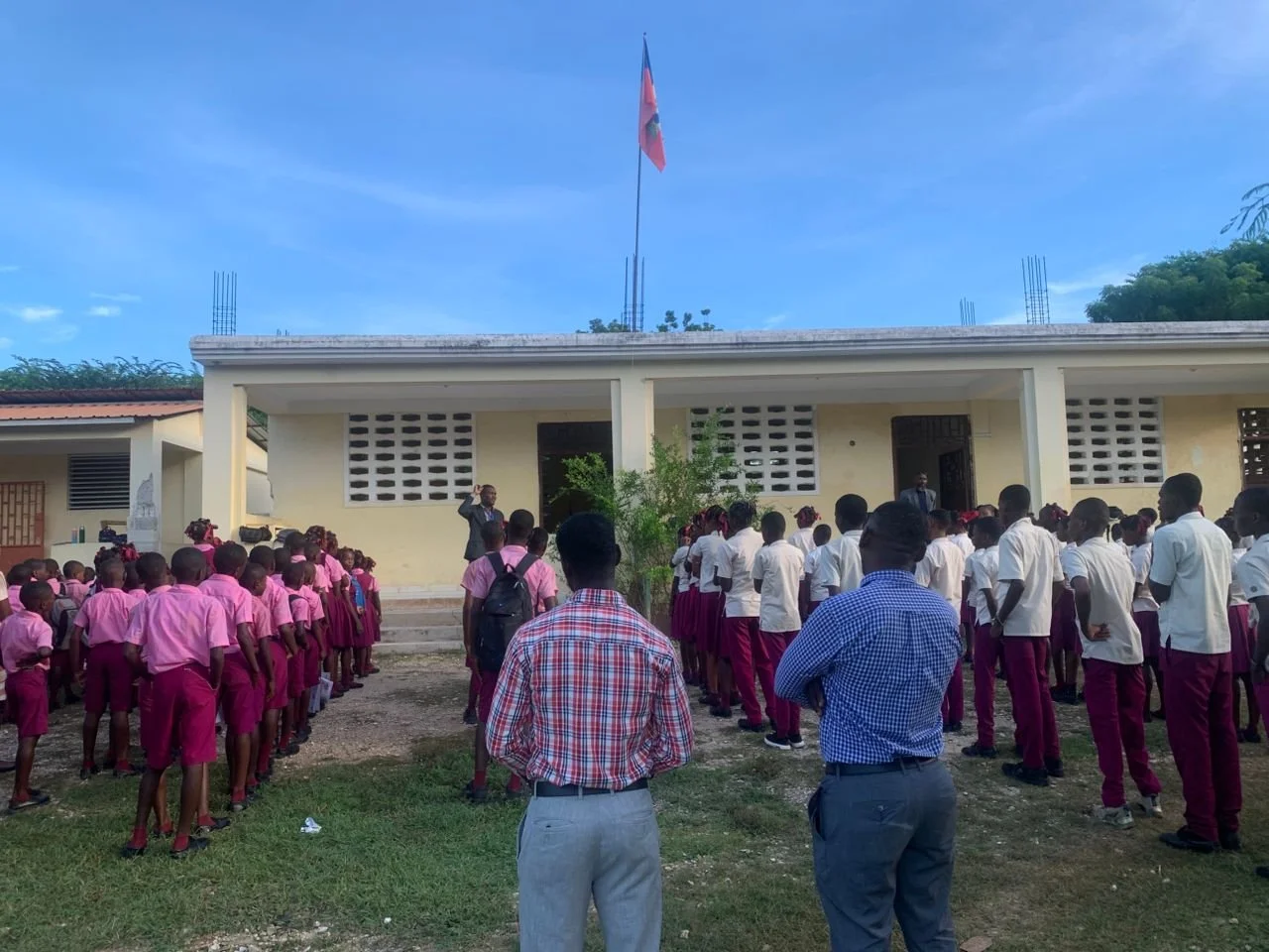 Morning assembly at St. Luke's