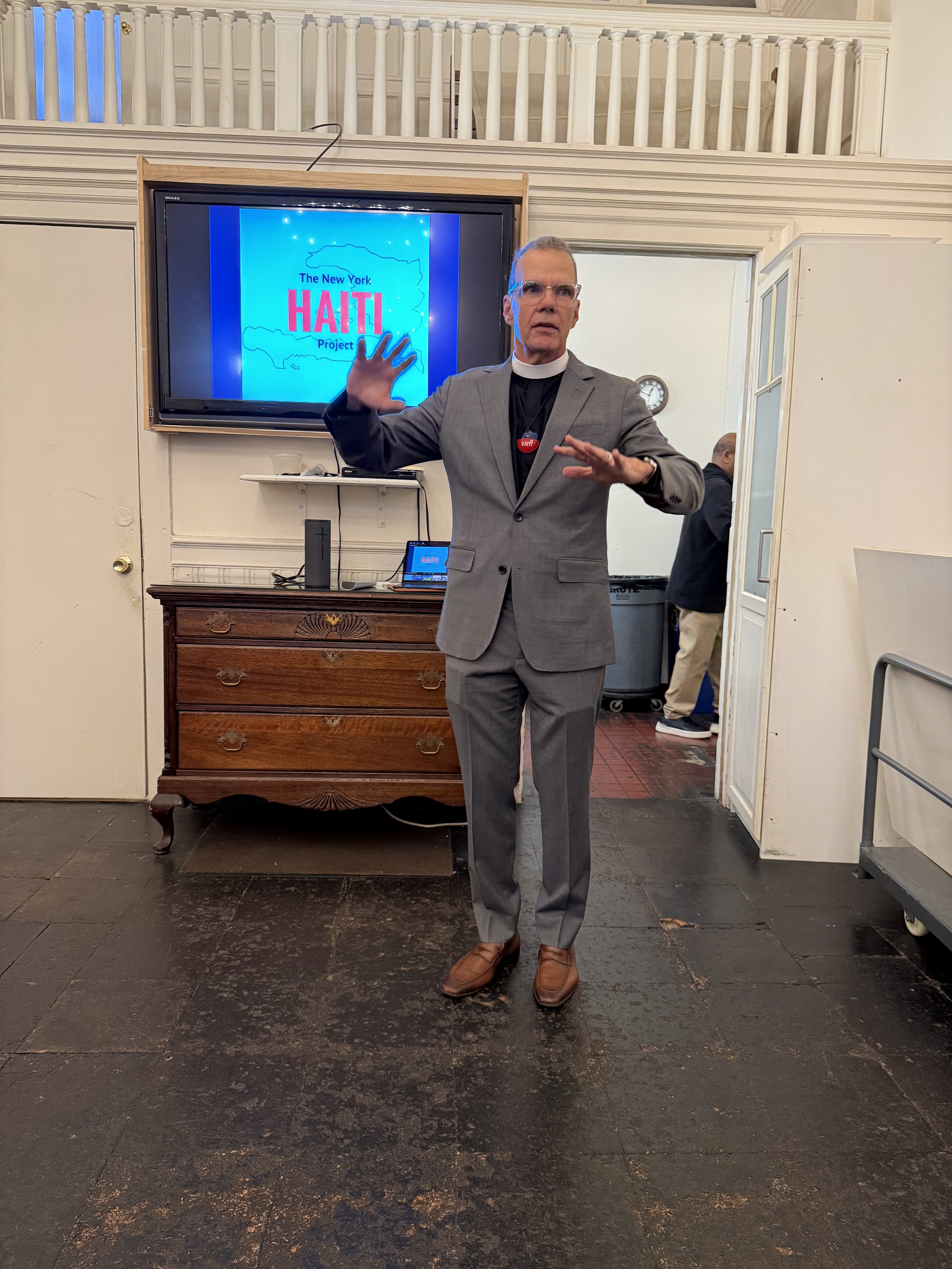 Coffee hour presentation at Church of the Ascension, NYC