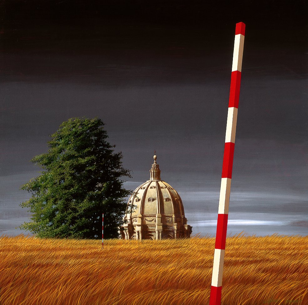 Jeffrey Smart. The dome, 1977