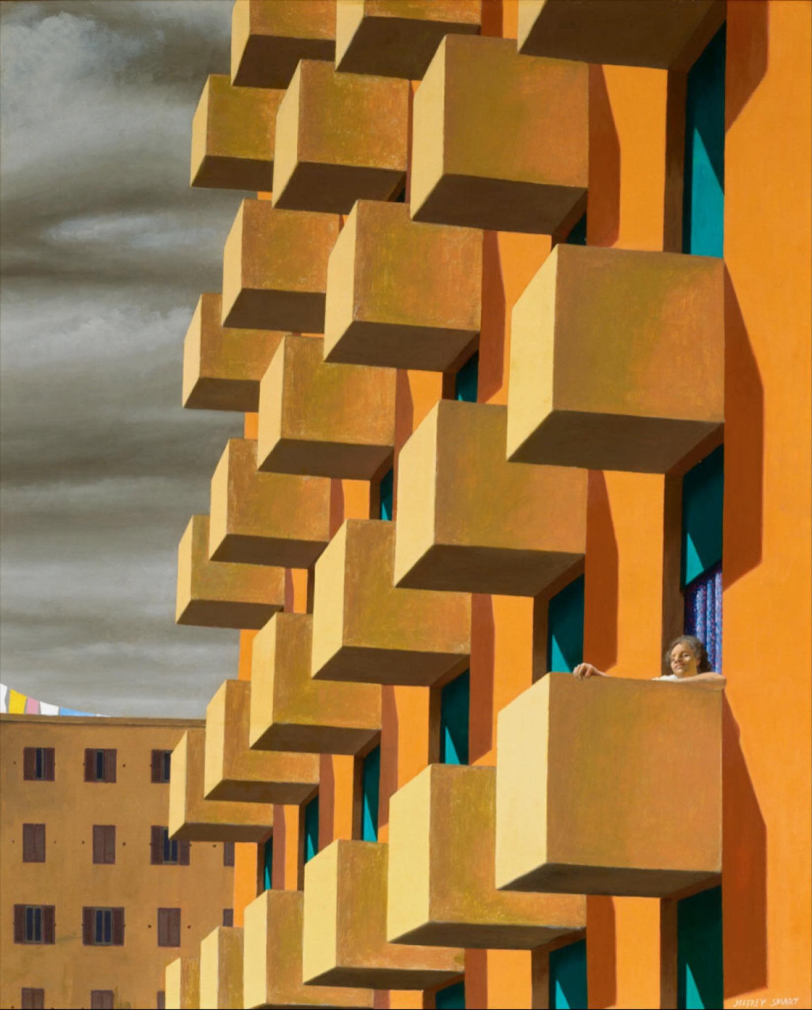 Everyone needs a holiday- no matter how you do it! 

Jeffrey Smart &ldquo;Holiday 1971&rdquo;

&copy; The Estate of Dr Jeffrey Smart AO