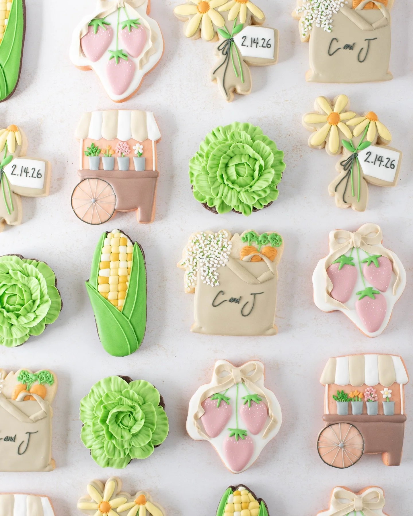 What a special day to get married 💝! Congratulations to the happy couple 🤗💍!

This was such a fun set to work on! I love each design. But one design took 3xs longer than the others 🫠. Can you guess which one?