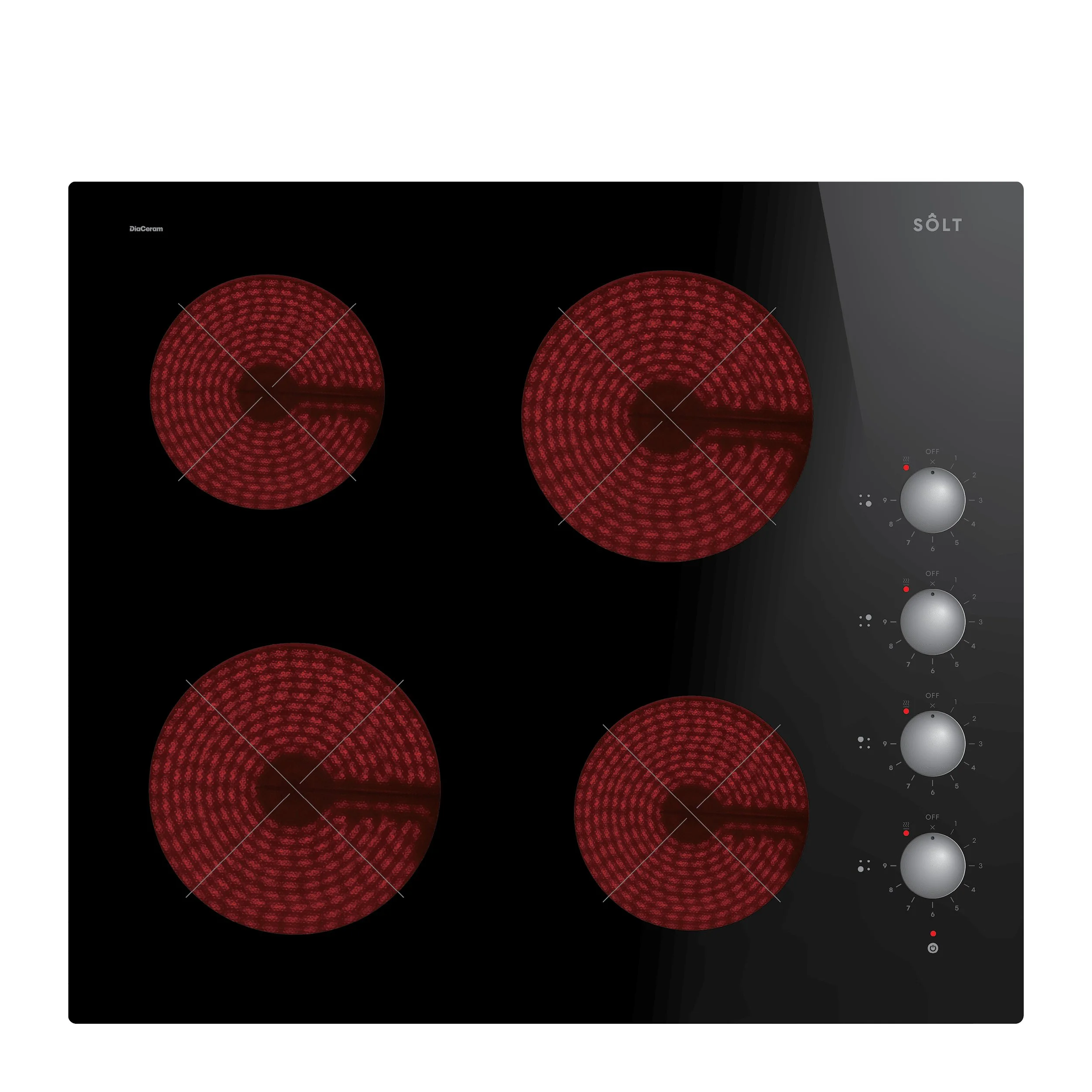 60cm Ceramic Cooktop —Touch Control — Sôlt Essentials for life