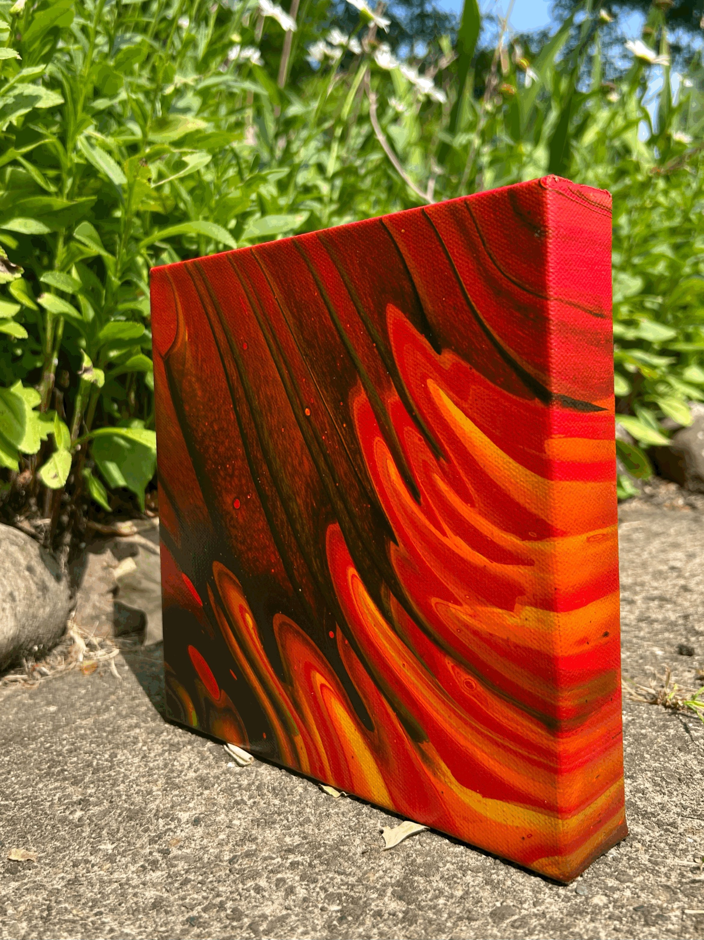 Acrylic on canvas 8 × 8 inches $80