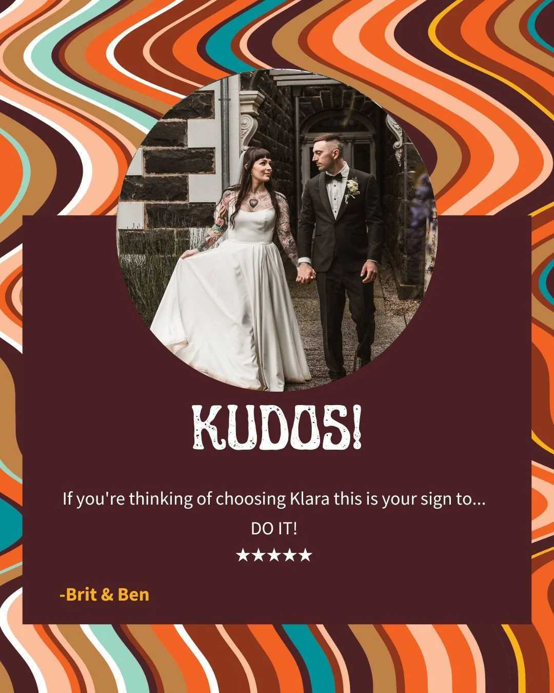 Considering I just got a first inquiry email from friends of these legends... I'm taking it as a sign to post this quote finally!

Mwaaaa to these two fabulous humans.