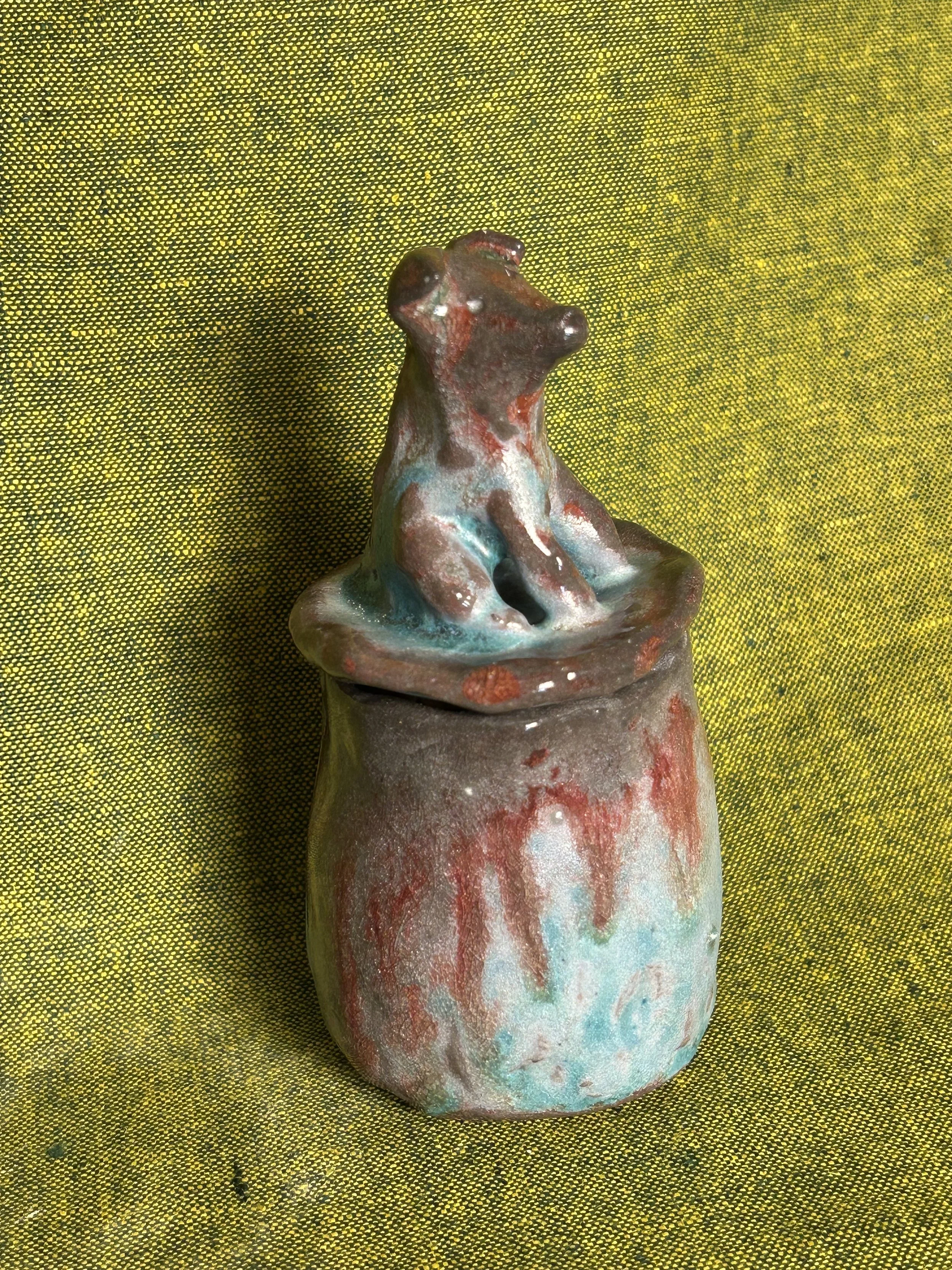 Soda Fired Box with Pig 