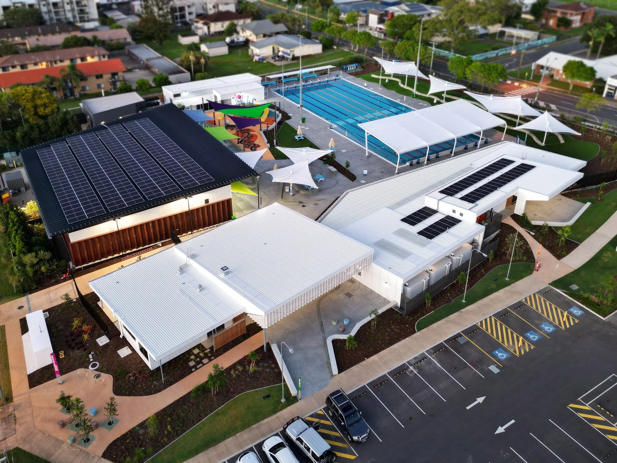 Beenleigh Aquatic Centre 📸 
The Aquatic Centre fully reopened its doors on 21 March. An awesome project for us to be involved with and a great addition to the Beenleigh community 🏊 👏
Builder: @boxandcobuilders