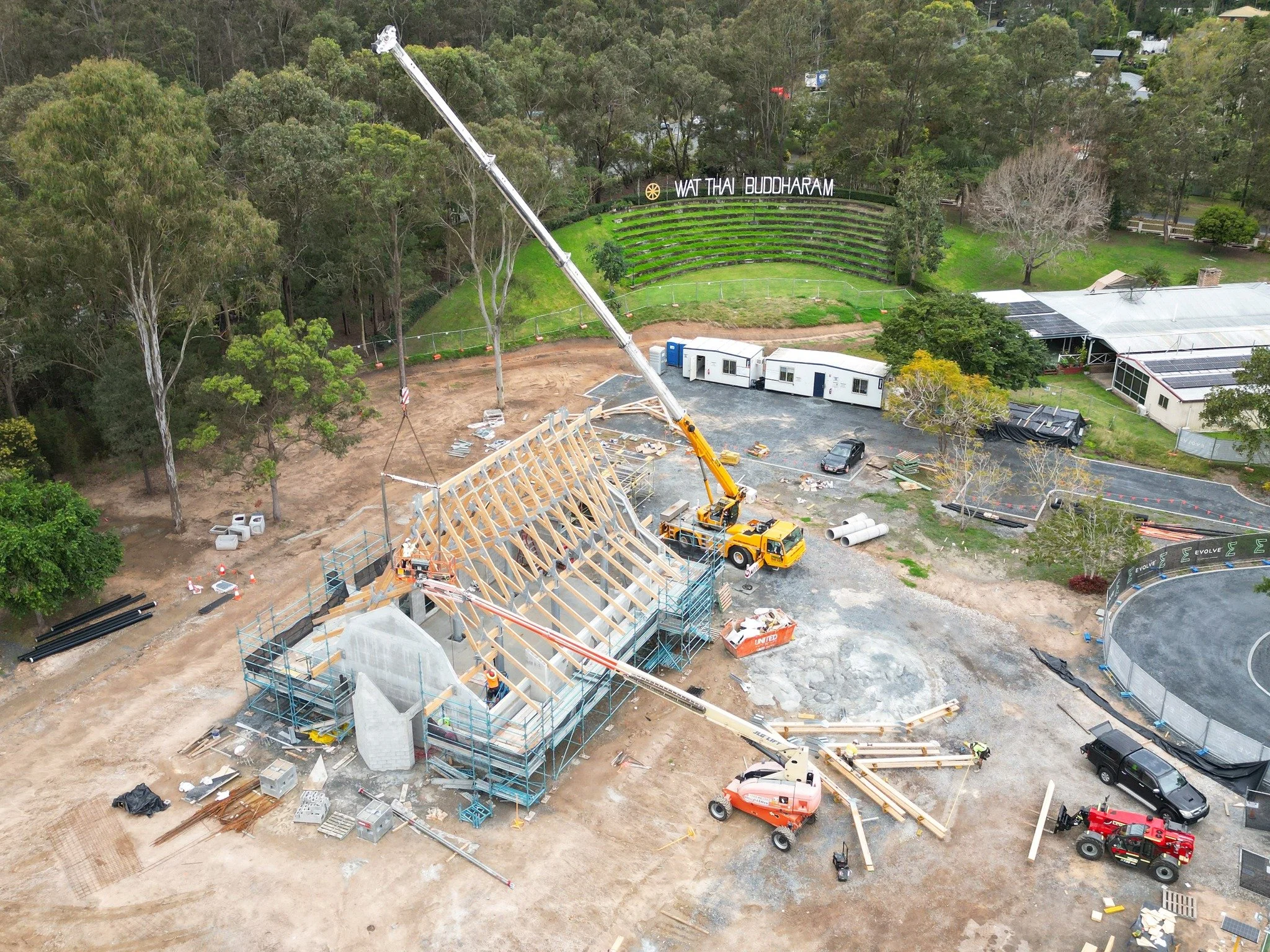 🤞 This year's entry into the Brisbane Trade Contractor of the Year Master Builders Awards: Wat Thai Buddharam 🏆