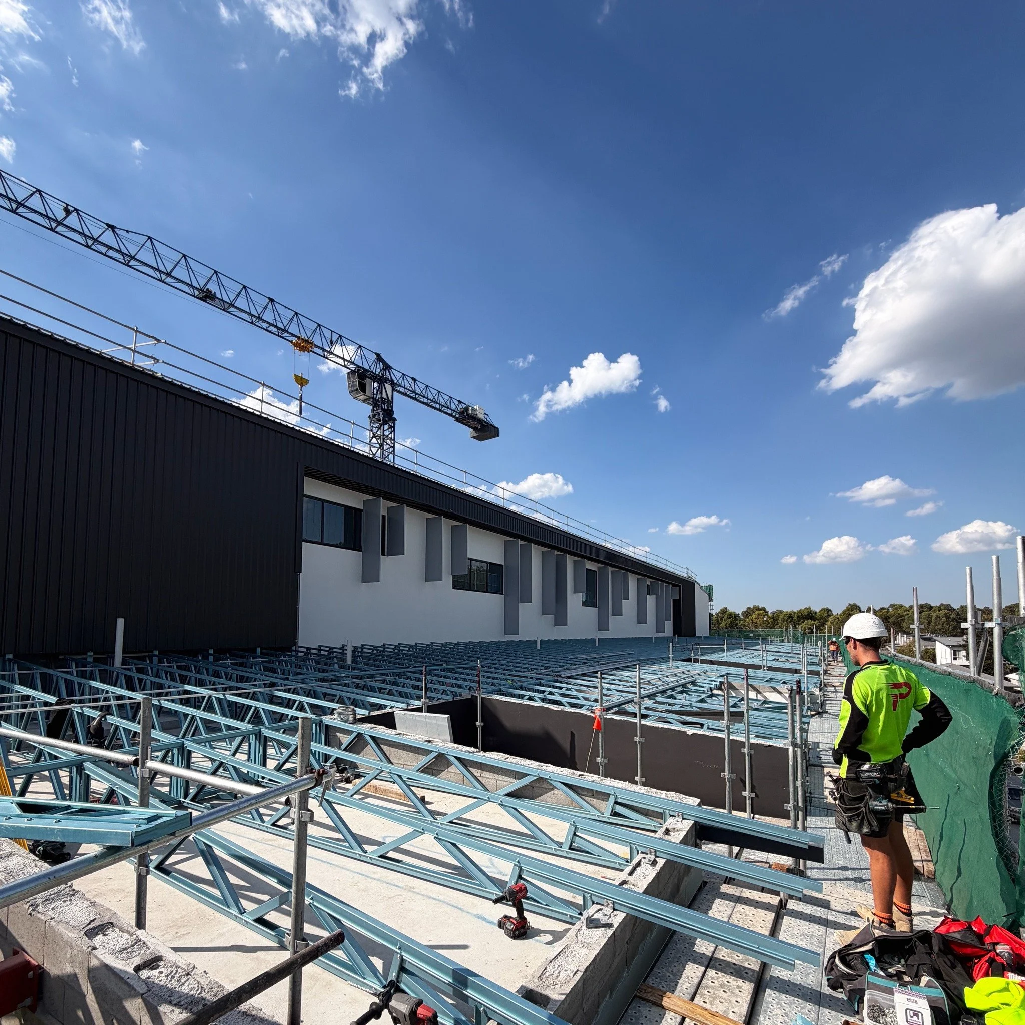 Can&rsquo;t beat the weather at CHL Redbank ☀️ &mdash; solid work from the crew out there.
Builder: @mcnabgroup