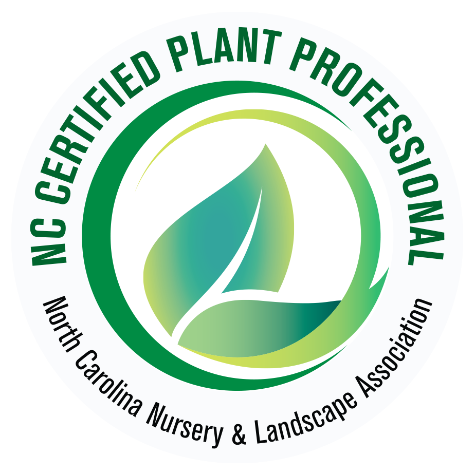 LandGreen Landscaping has a NC Certified Plant Professional from the North Carolina Nursery & Landscape Association