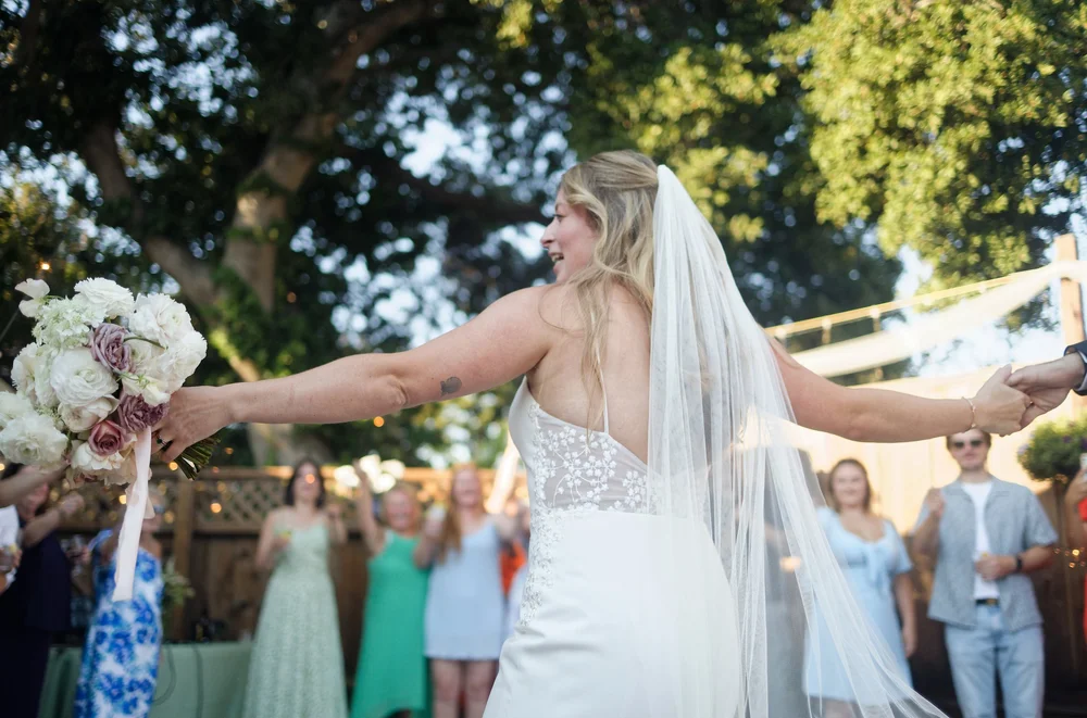 Intimate wedding ceremony photography OR