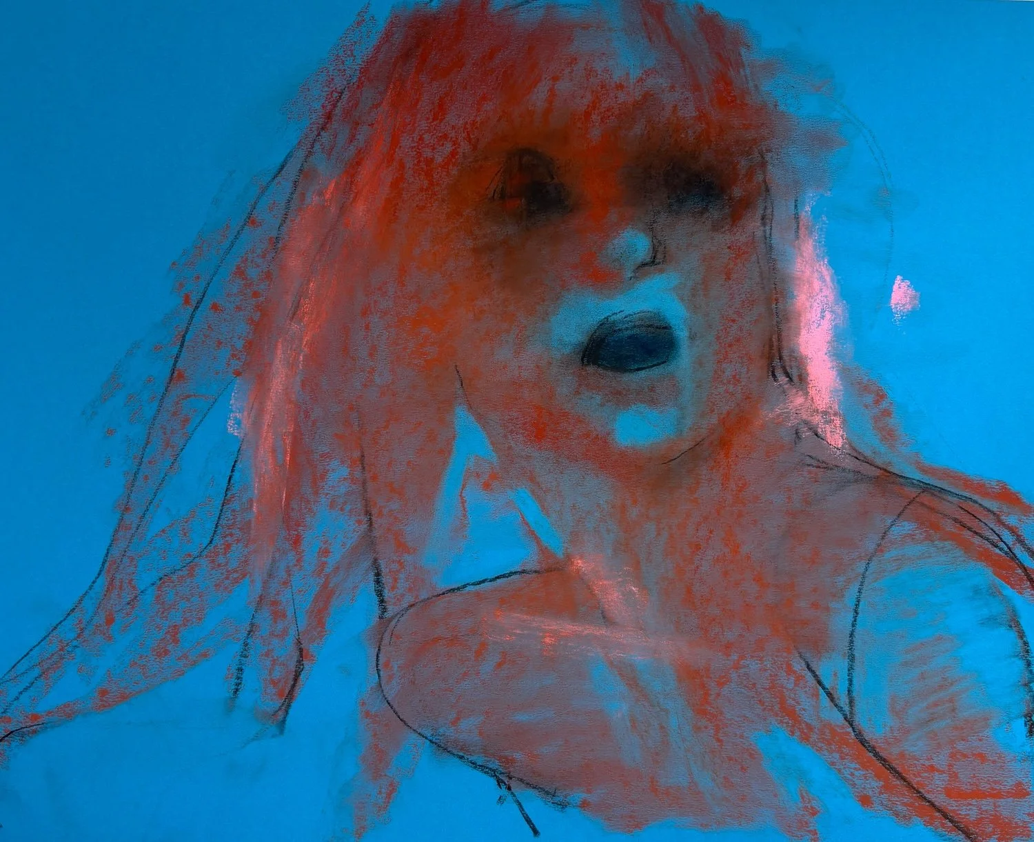  Banshee 
 50cm x 65cm, pastel on paper 
 2026
 