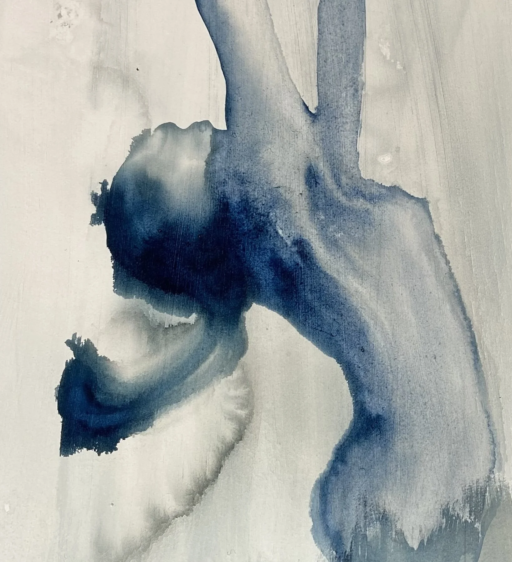 Hungry Ghost 72cm x 35cm, ink and gesso on paper, 2025 (1).jpg