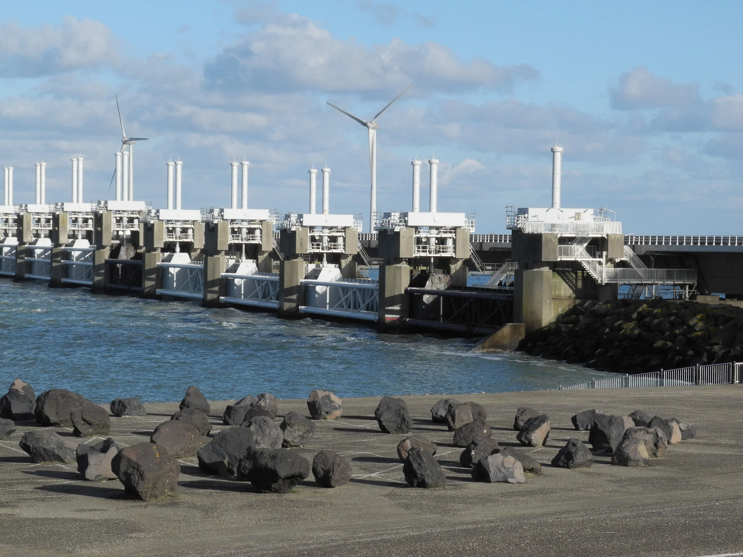 Eastern Scheldt Barrier in the Netherlands
