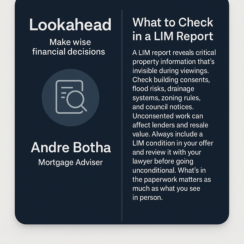 What to Check in a LIM Report Before Buying a House