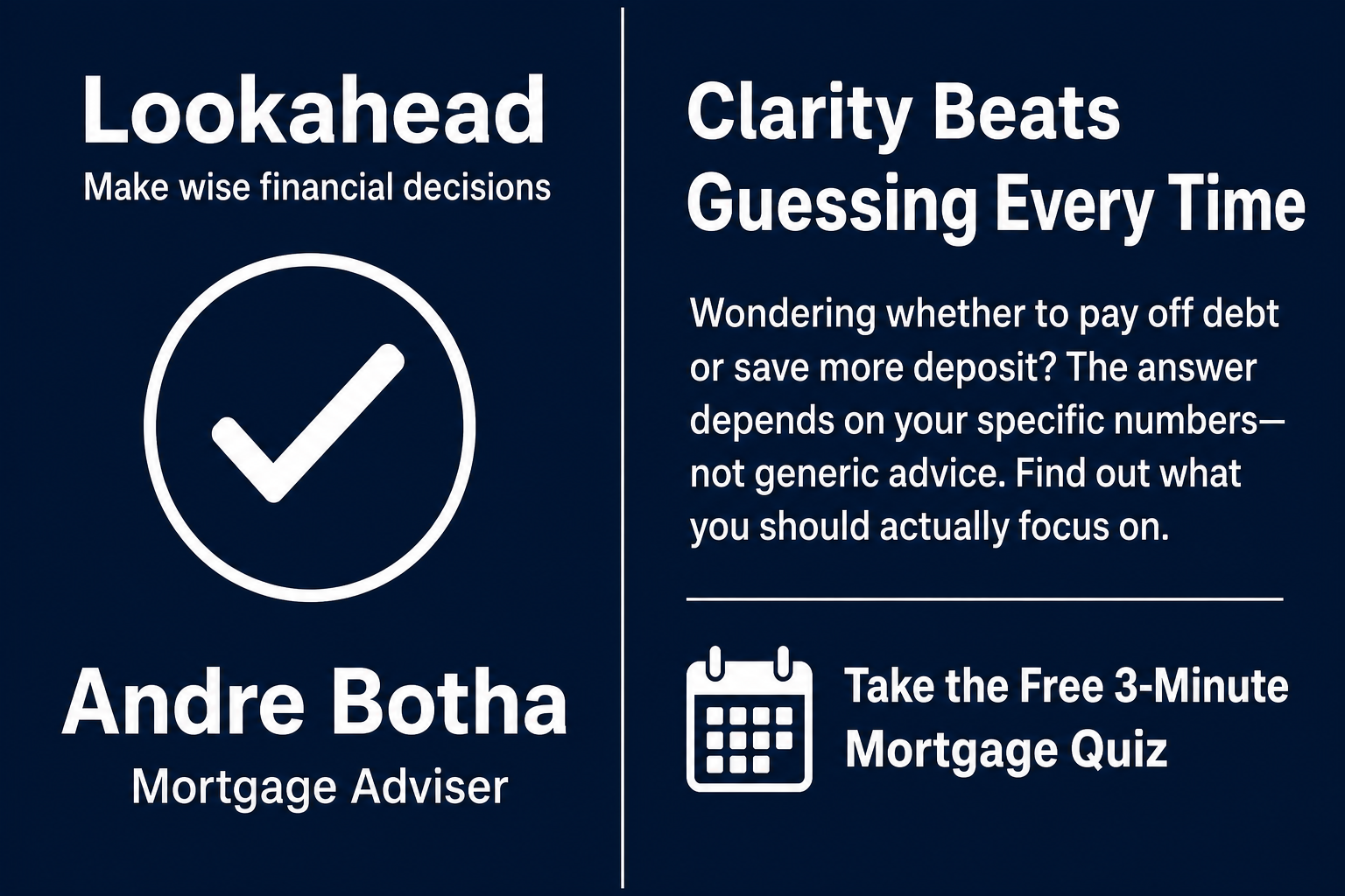 Should I Pay Off Debt or Save for a House Deposit in NZ? A Mortgage Adviser's View