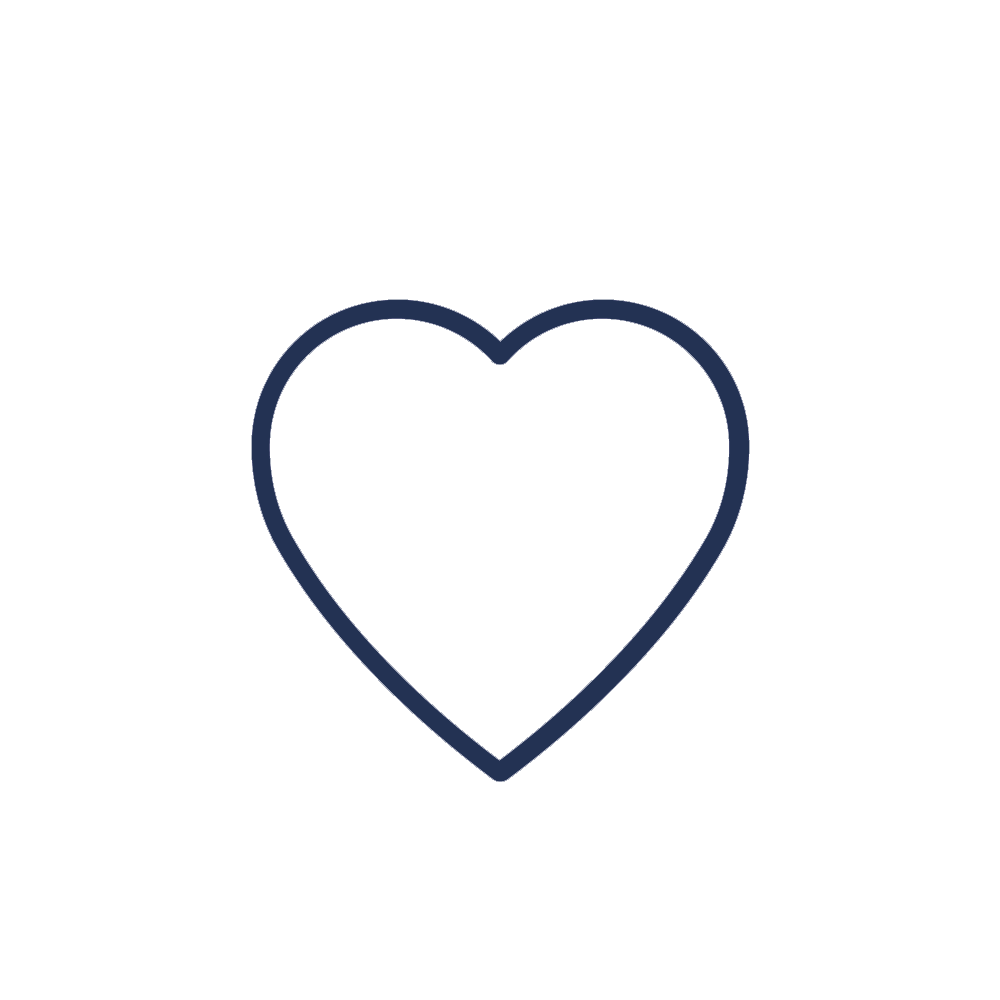 An icon of a heart.
