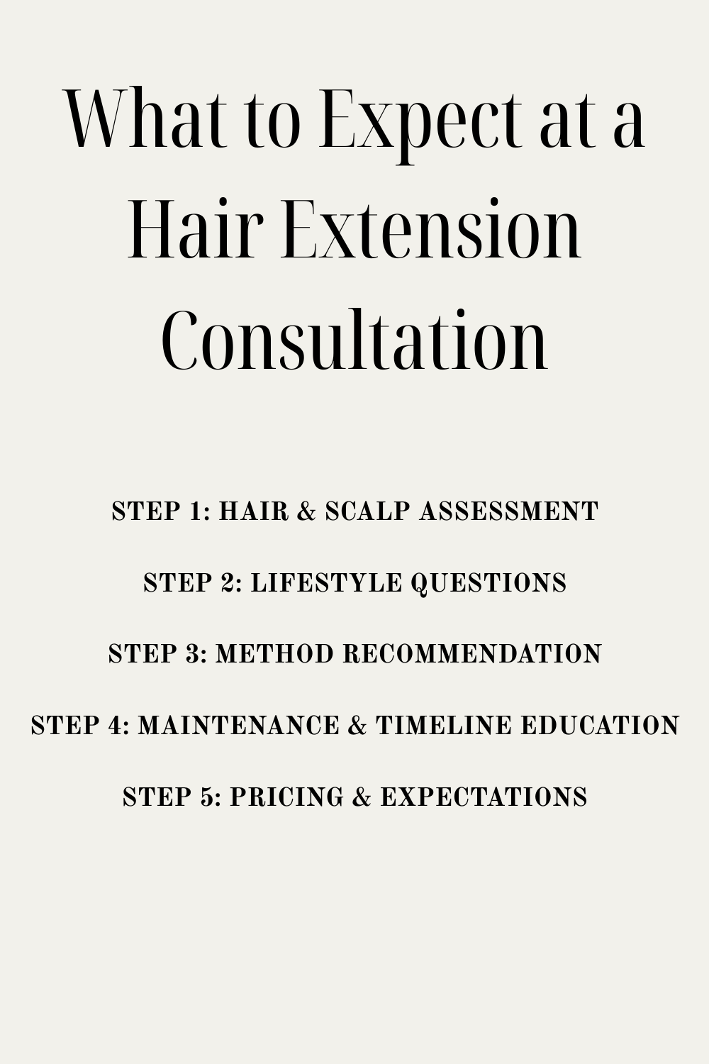 What to Expect at a Hair Extension Consultation 