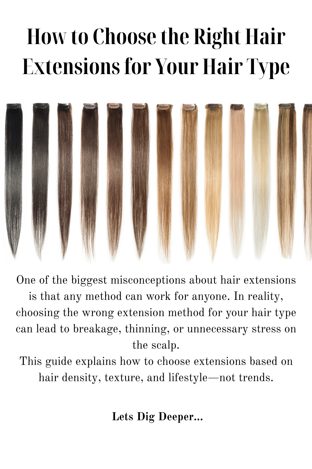How to Choose the Right Hair Extensions for Your Hair Type