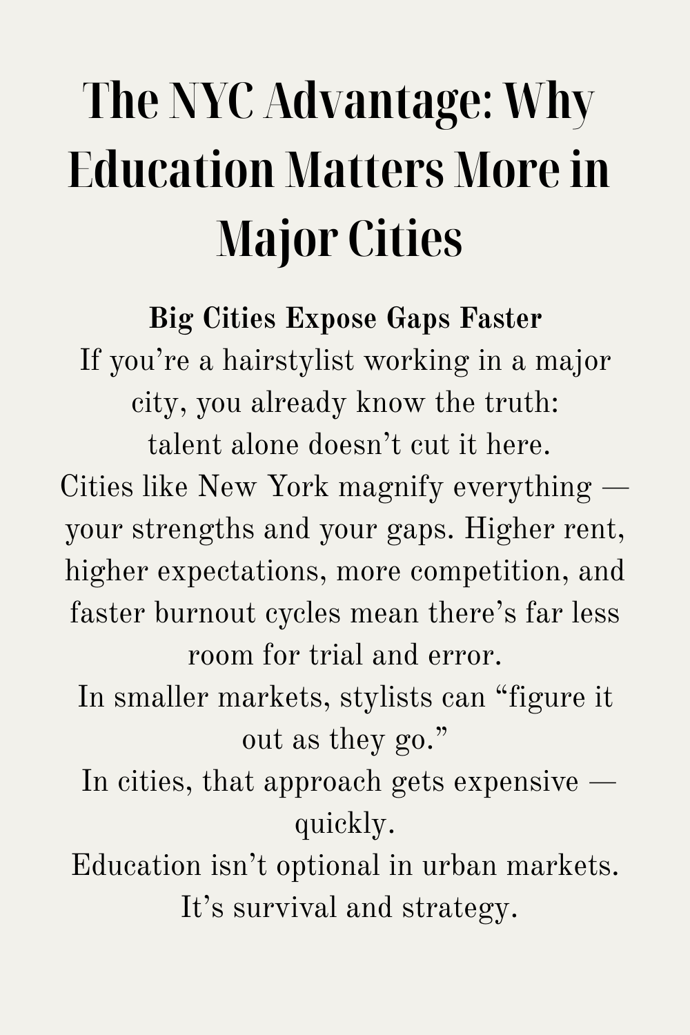 The NYC Advantage: Why Education Matters More in Major Cities