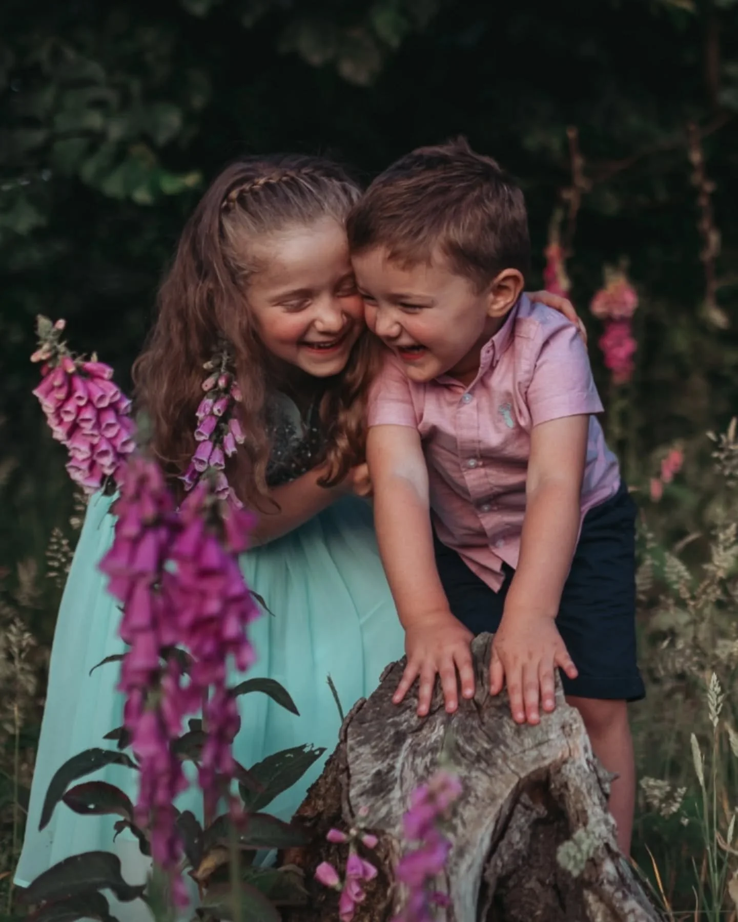 'Donkey dinners' or a picnic with the donkeys are an annual June tradition for us.

I was so excited to take a sunset trip to the foxgloves and donkey meadow with this family.

I meet many parents who worry if their children will sit still for long e