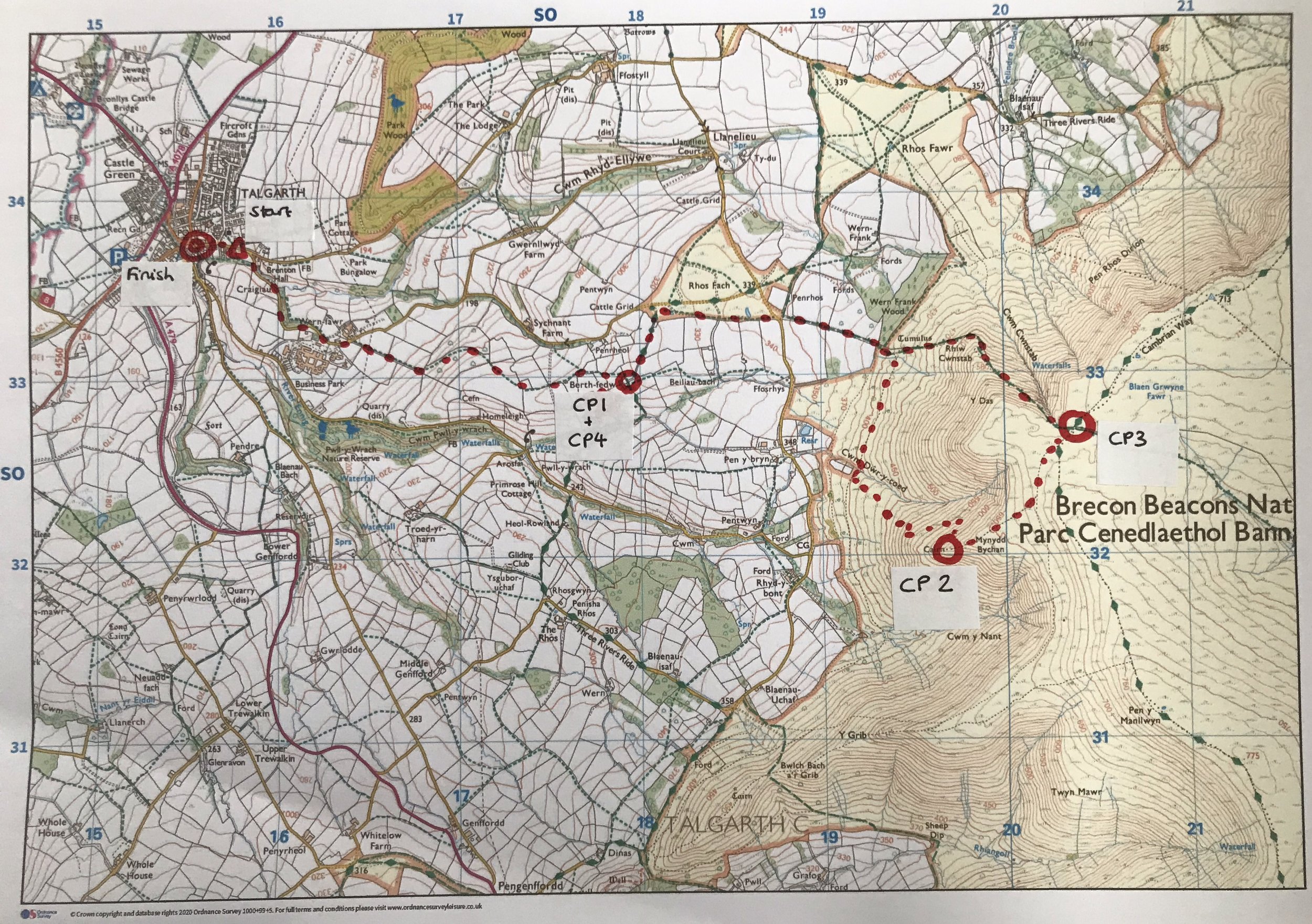 Talgarth Fell Race Route Map.jpeg