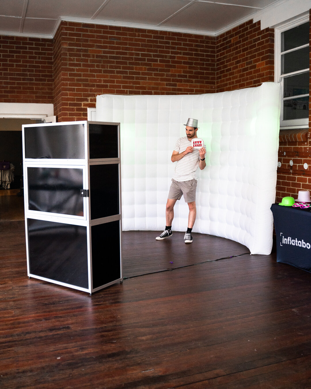 Have you seen our Inflatawall? ✨

A fully inflatable design, the Inflatawall is our innovative take on the open photo booth. Perfect for birthday parties and corporate events, get in touch with our team for more information!

hello@inflatabooth.com.a