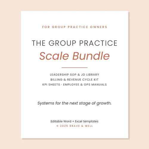 Group Practice Scale Bundle cover