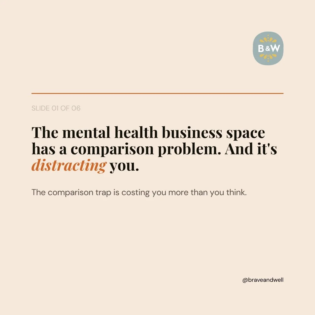I built my practice before social media was this. It was phone calls, coffee meetings, referral relationships, and doing really good work.

The fundamentals haven&rsquo;t changed &mdash; only the platform has.

What I see now is therapists spending m