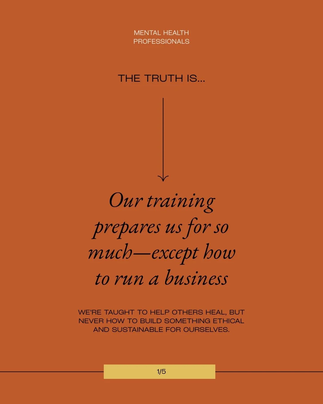 Let me say something that might be uncomfortable.

We spend years &mdash; and I mean years &mdash; becoming clinicians. Supervision hours. Licensing exams. CEUs. Ethics trainings. The whole thing.

And then we open a practice and realize: nobody taug