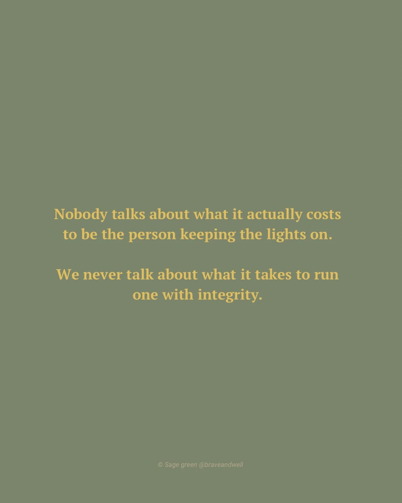 Nobody talks about what it actually costs to be the person keeping the lights on. We talk about how group practices exploit clinicians. We never talk about what it takes to run one with integrity.

I opened my group practice because there were so few