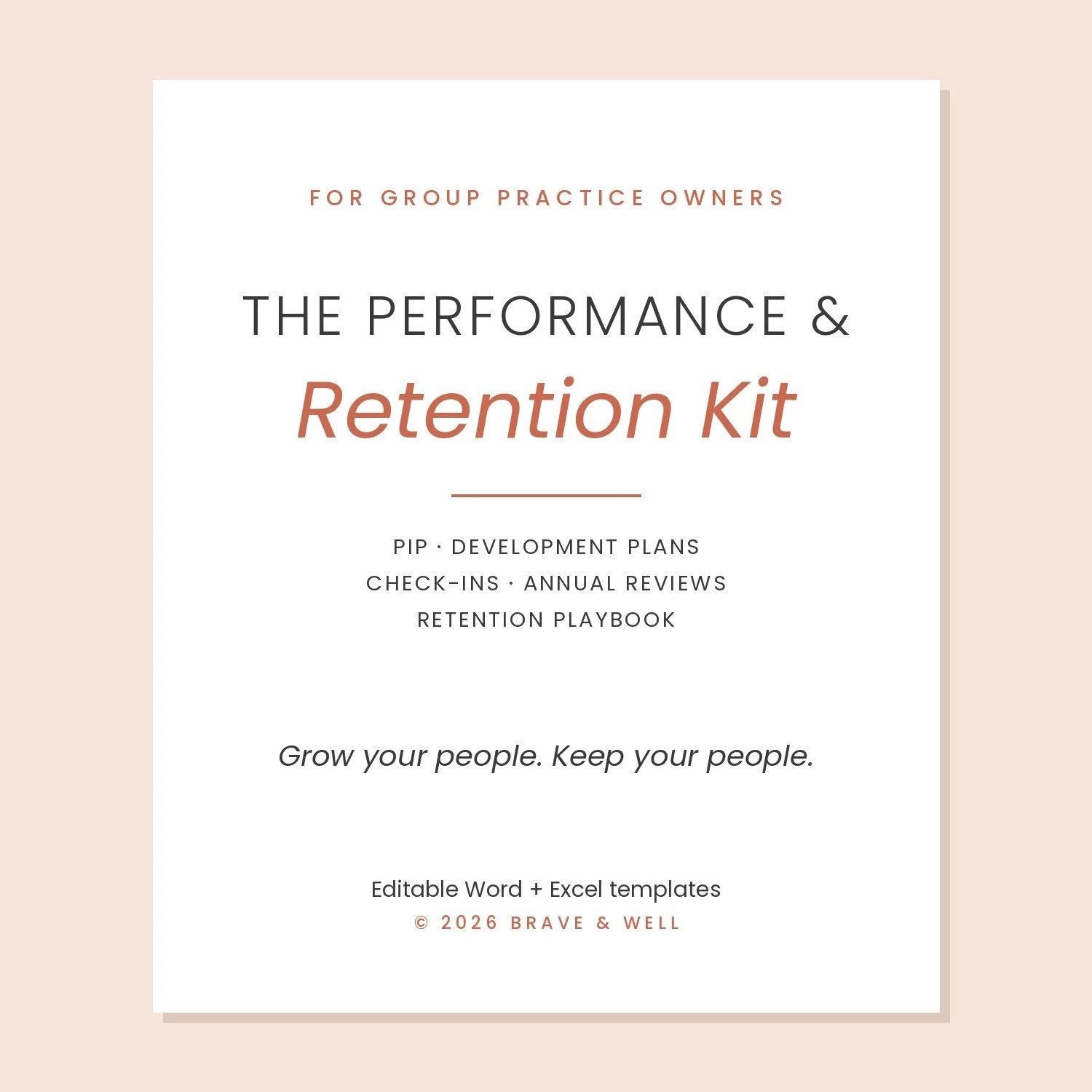 The Performance & Retention Kit