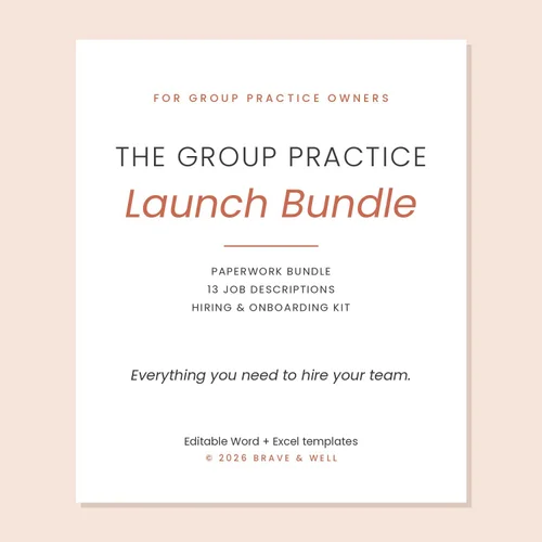 Group Practice Launch Bundle cover